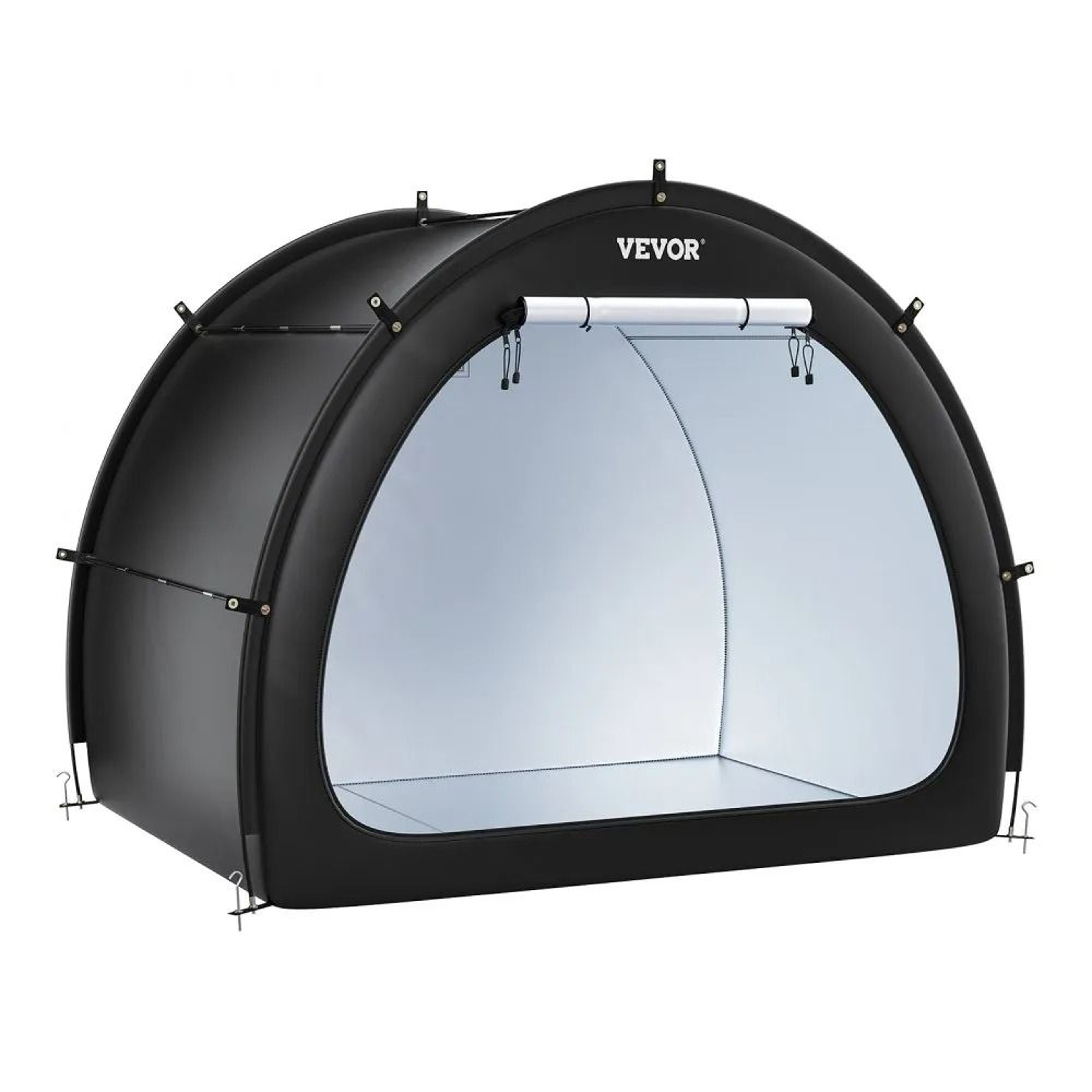 Outdoor Bike Storage Tent For 4 To 5 Bikes Waterproof Bicycle Shed With Ventilated Window 8