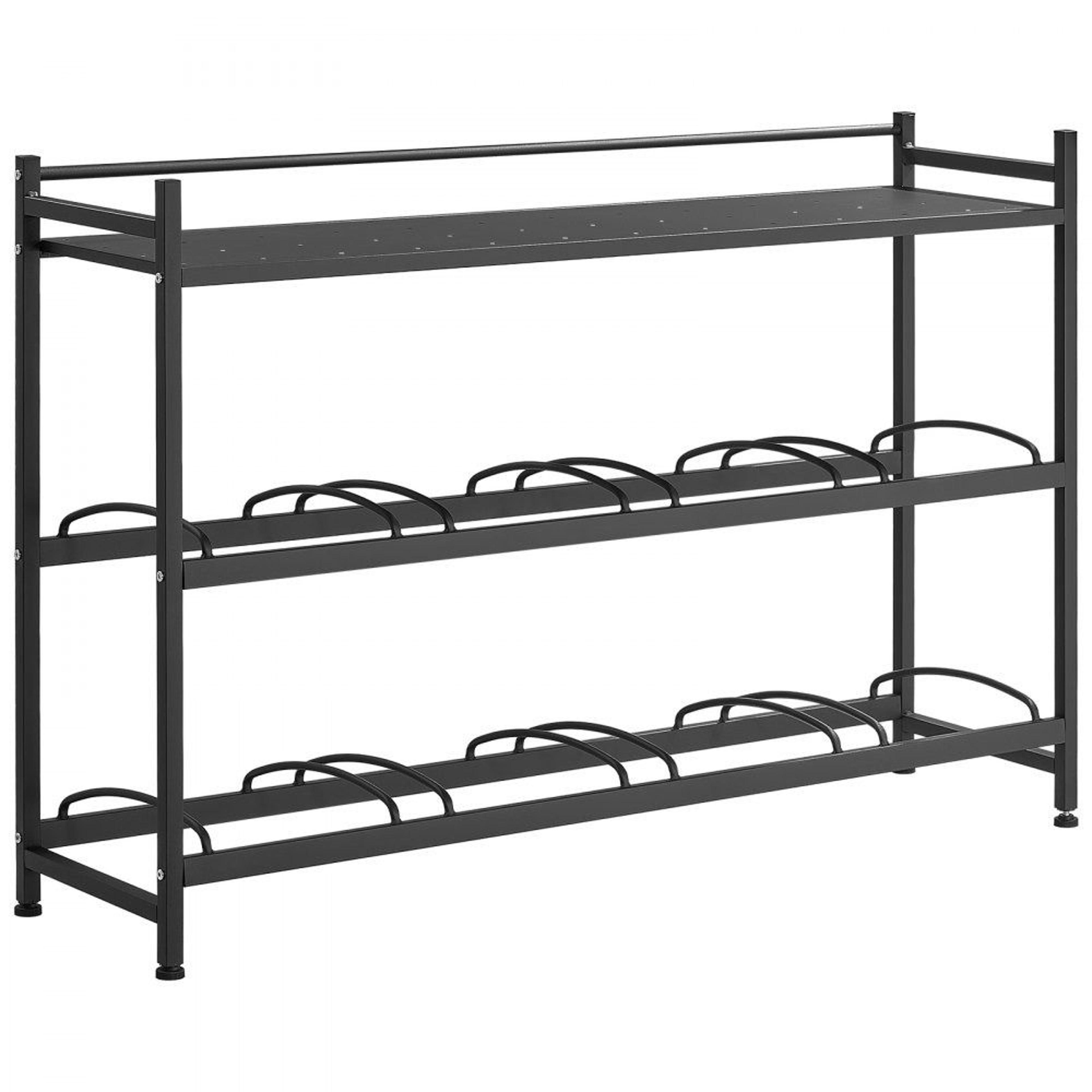 Water Jug Holder 8 Bottle Rack With Storage Shelf Heavy Duty Stand 8