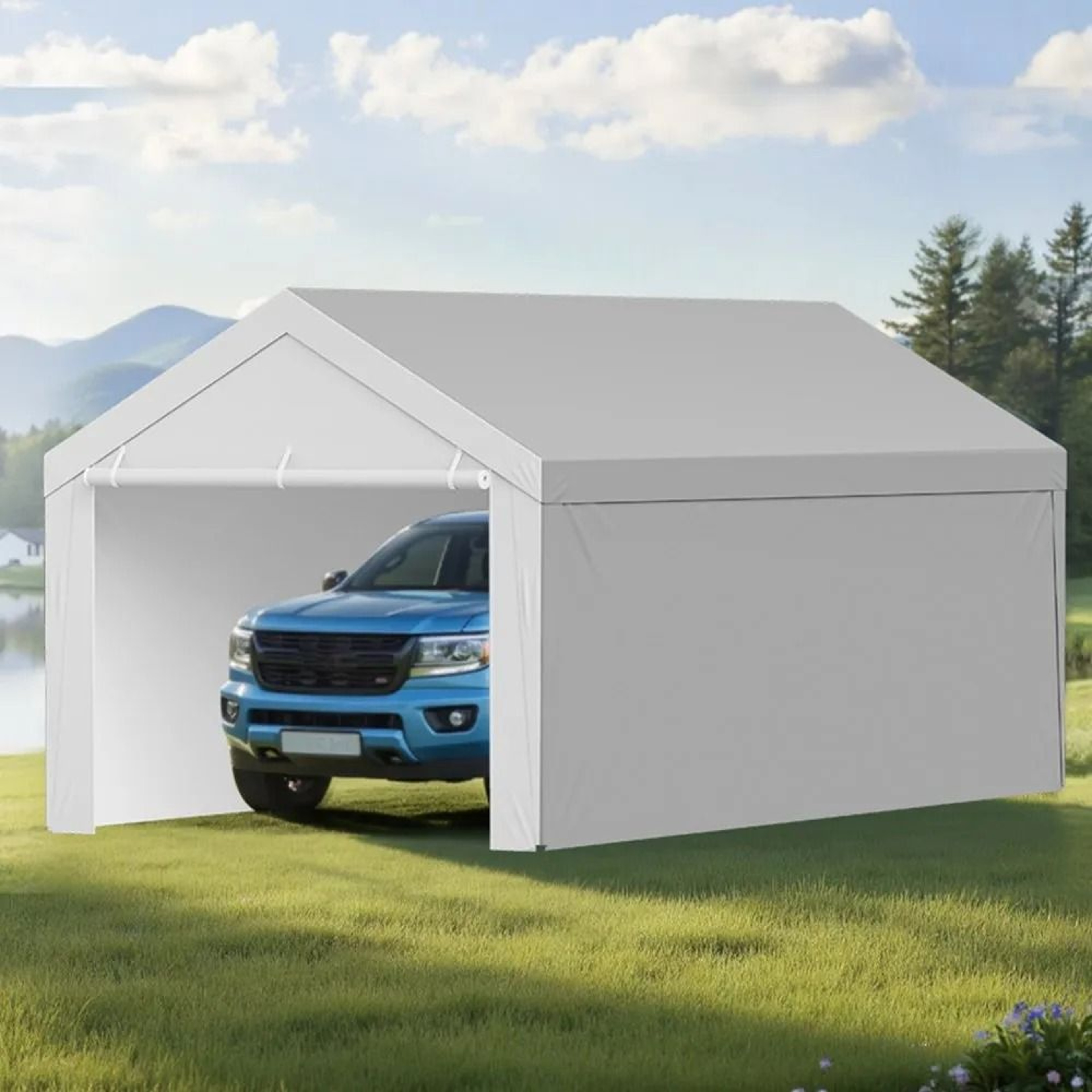 13 X 20 Ft Carport Replacement Canopy Cover Waterproof Outdoor Shelter Tarp 6
