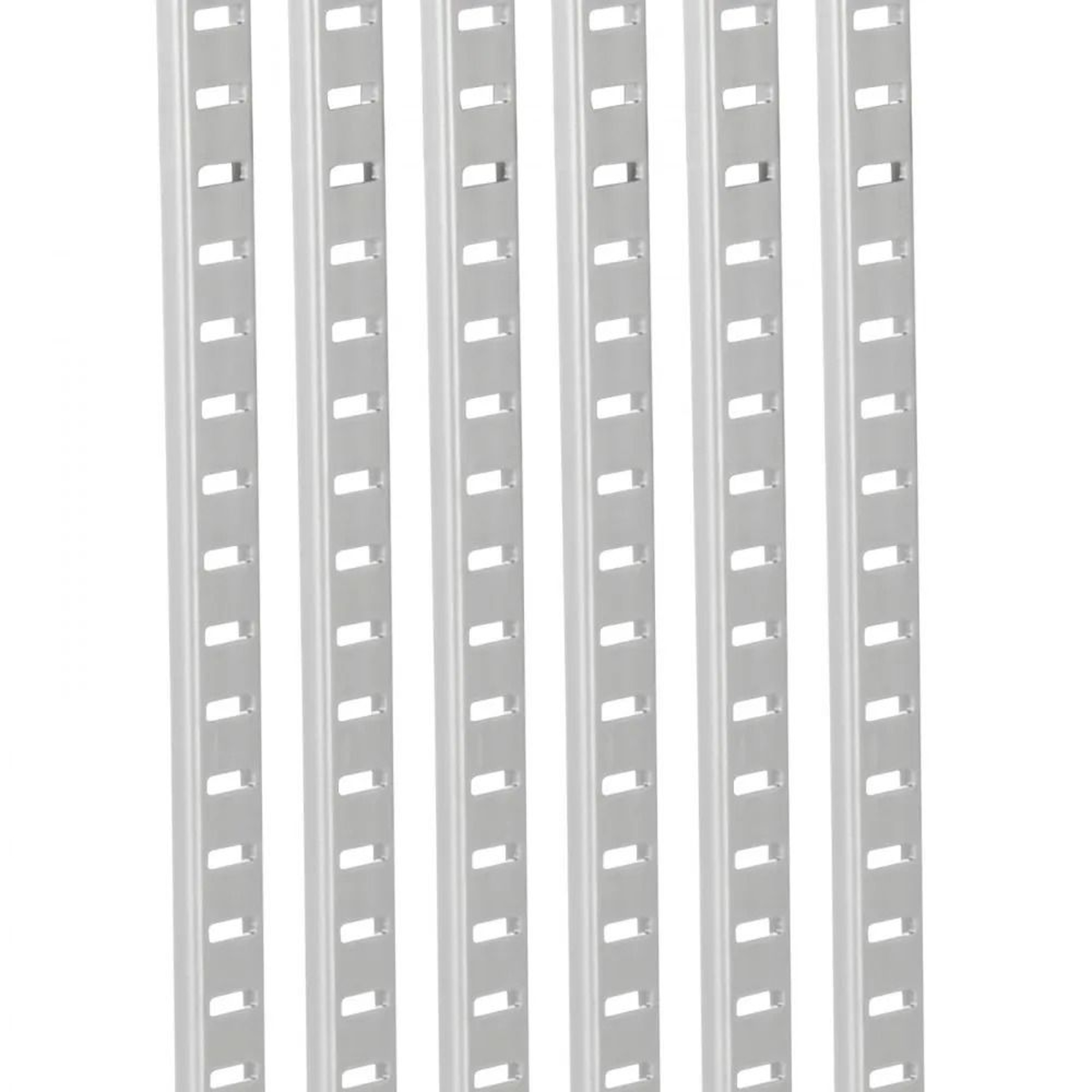363 Inch Shelf Pilaster 8 Pack Adjustable Shelf Track System Steel Standards 0