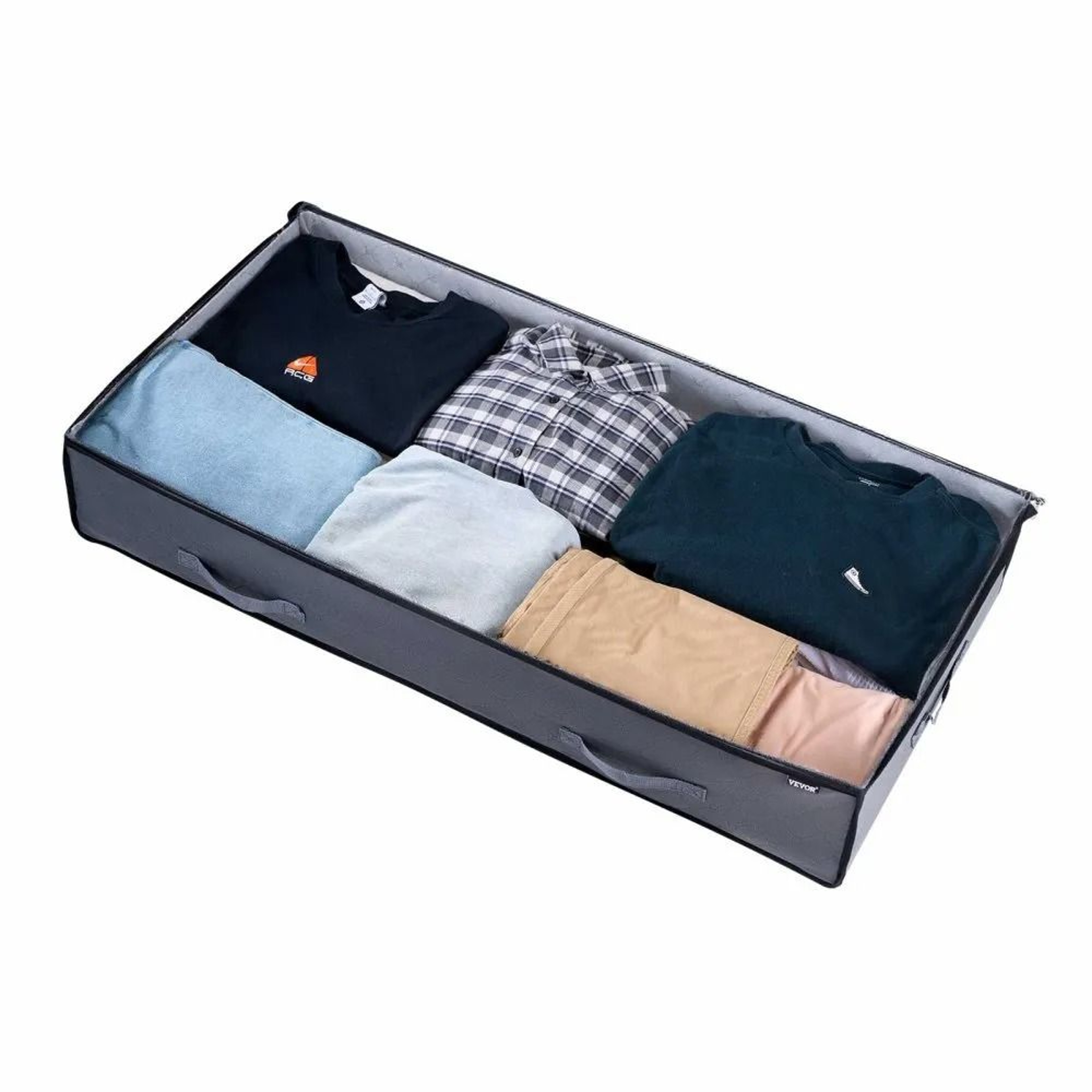 90L Under Bed Storage Containers With Clear Lids For Clothes Shoes And Blankets 8