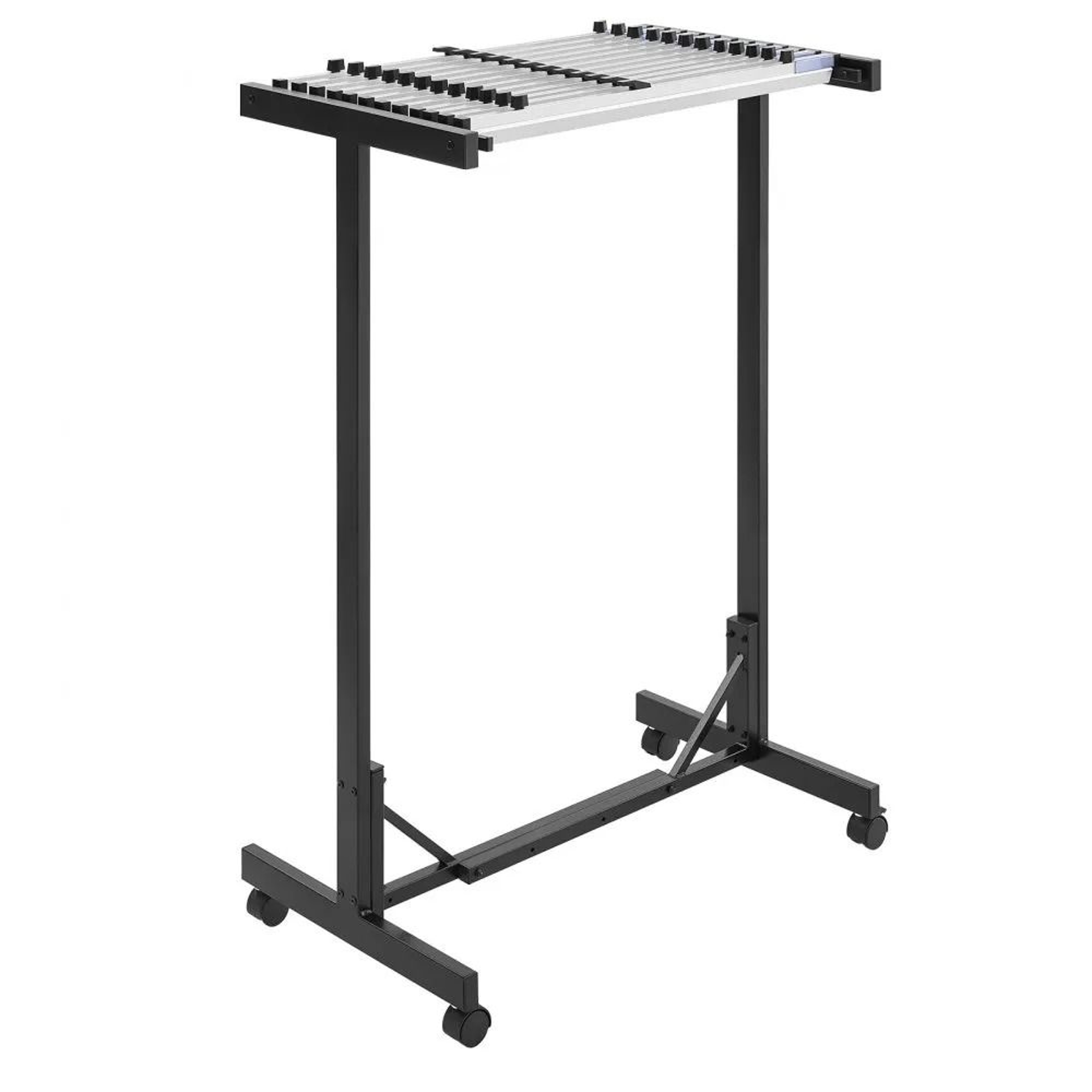 Blueprint Storage Rack Mobile Adjustable Blueprint Holder With Steel Frame And Clamps 7