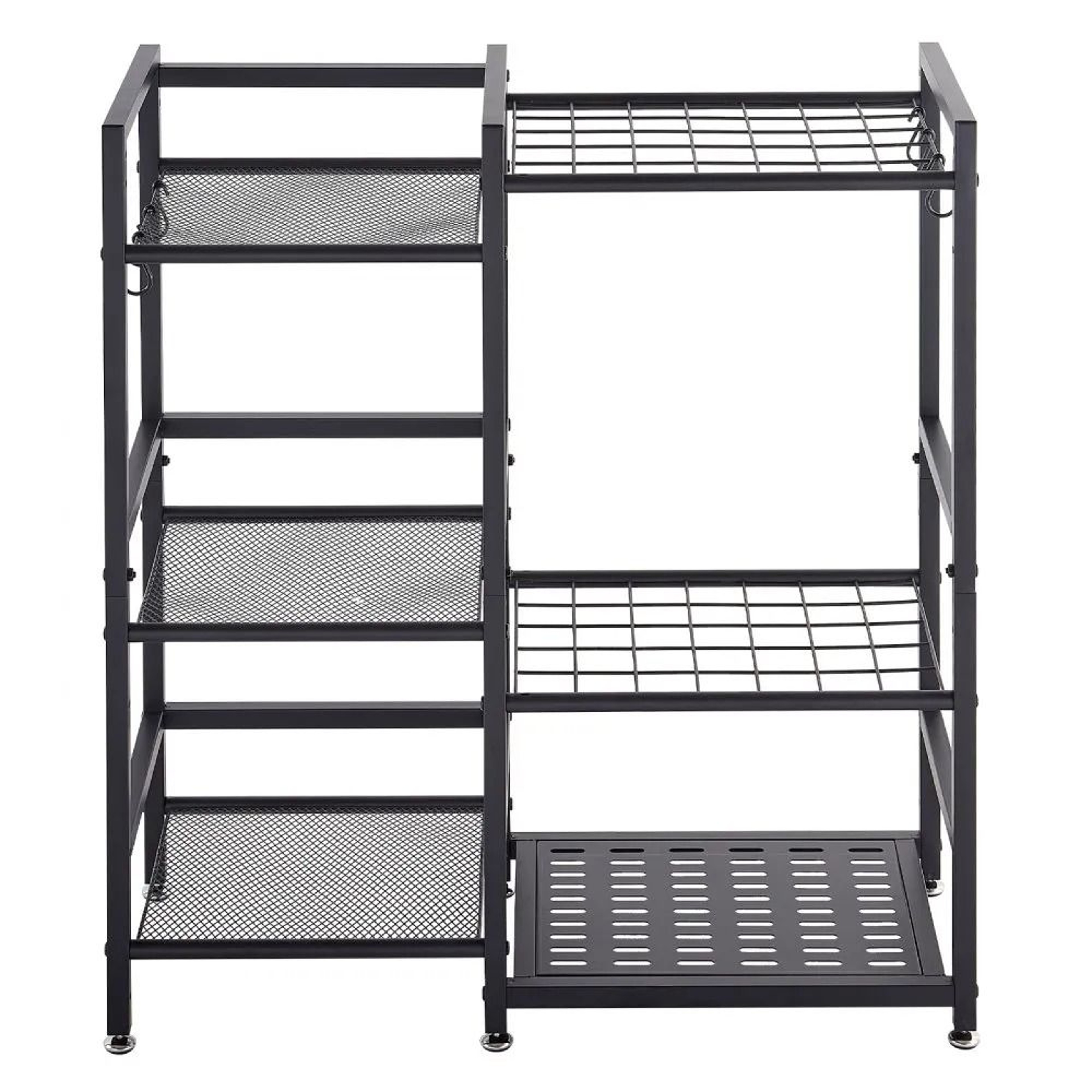 Garden Tool Organizer 3 Tier Heavy Duty Garage Storage Rack With Hooks 7