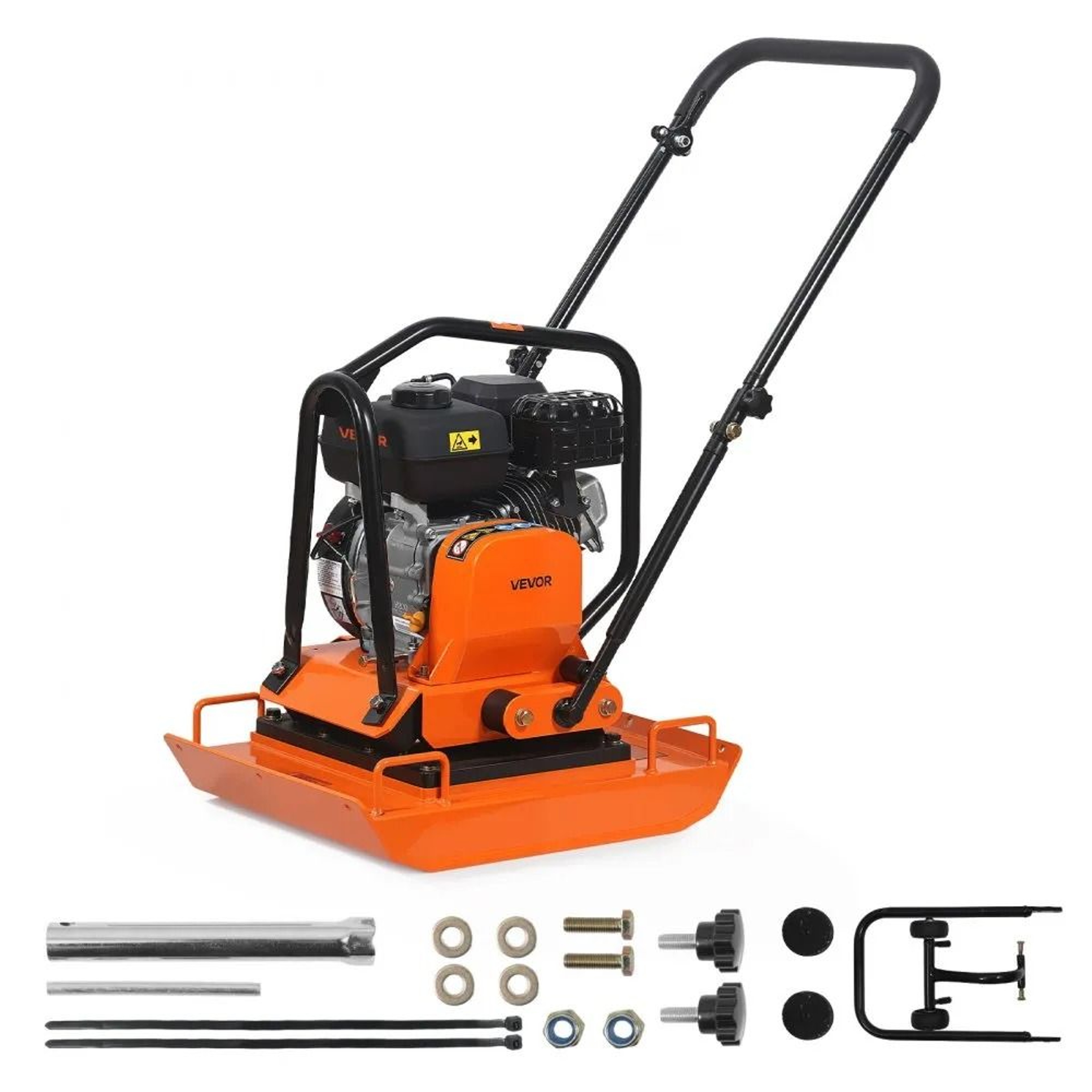 Plate Compactor 7HP Gas Powered Ground Rammer For Soil Asphalt Pavers 0