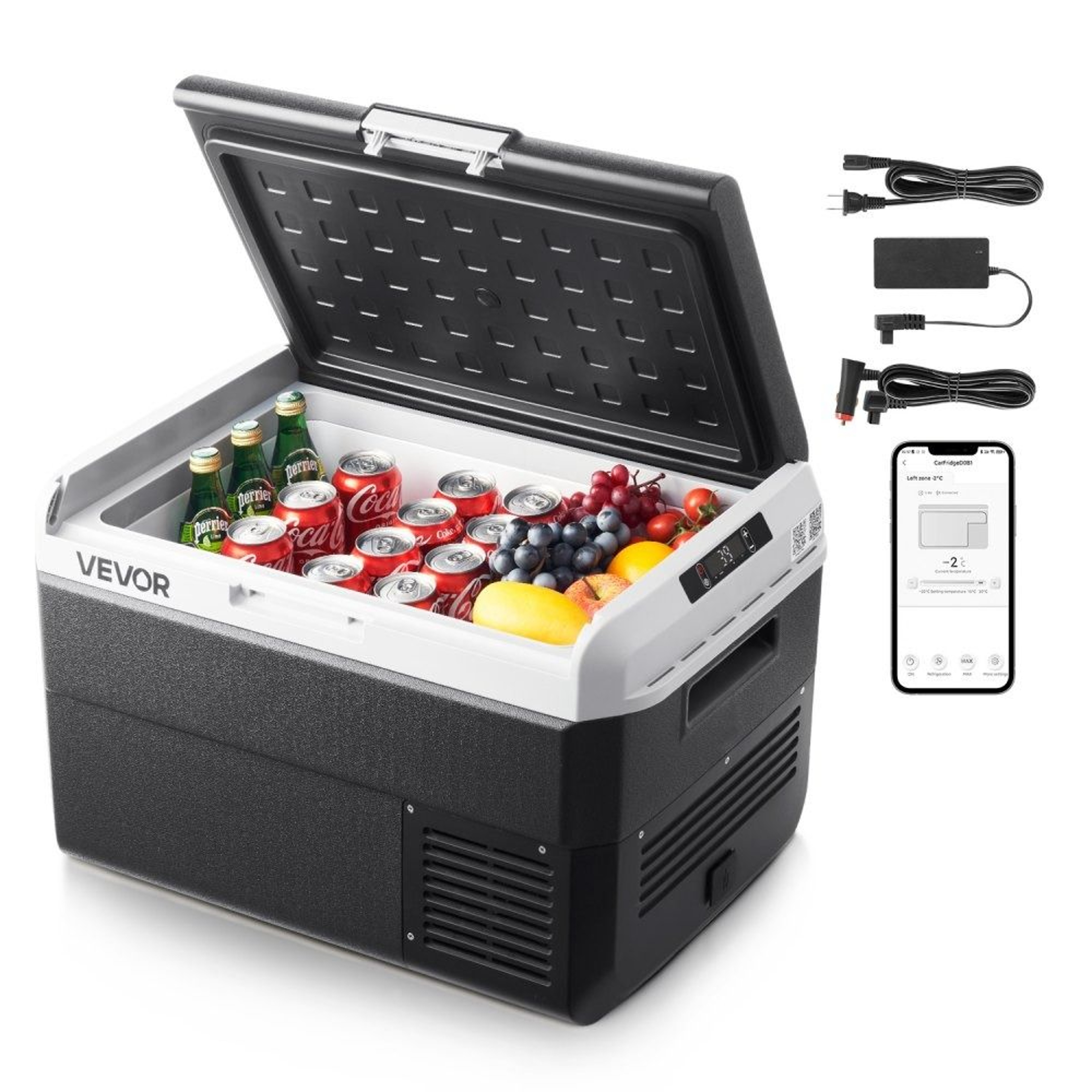 528QT 12V Car Refrigerator Portable Freezer For Camping Travel RV 0