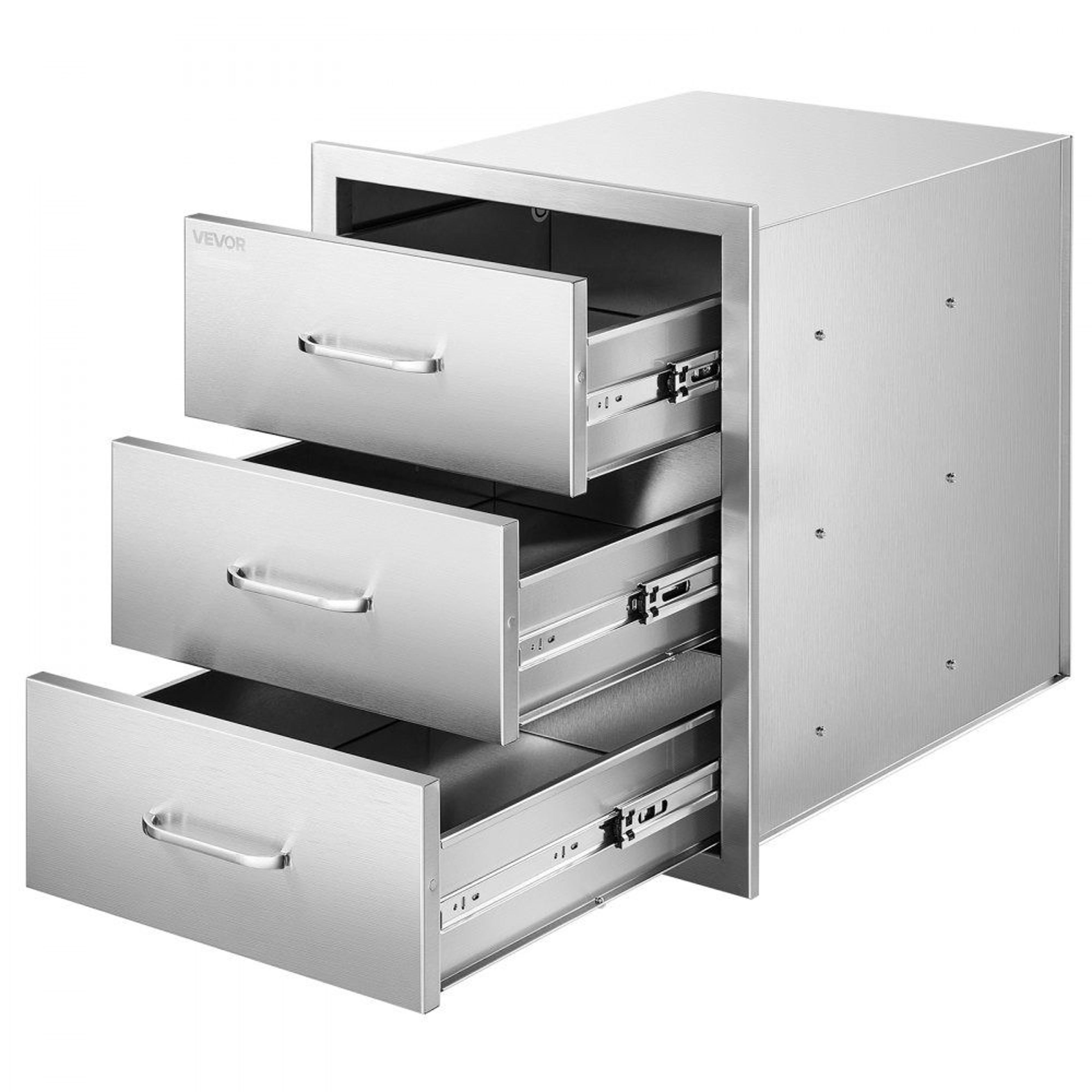 Outdoor Kitchen Drawer Stainless Steel BBQ Island Storage Cabinet 0
