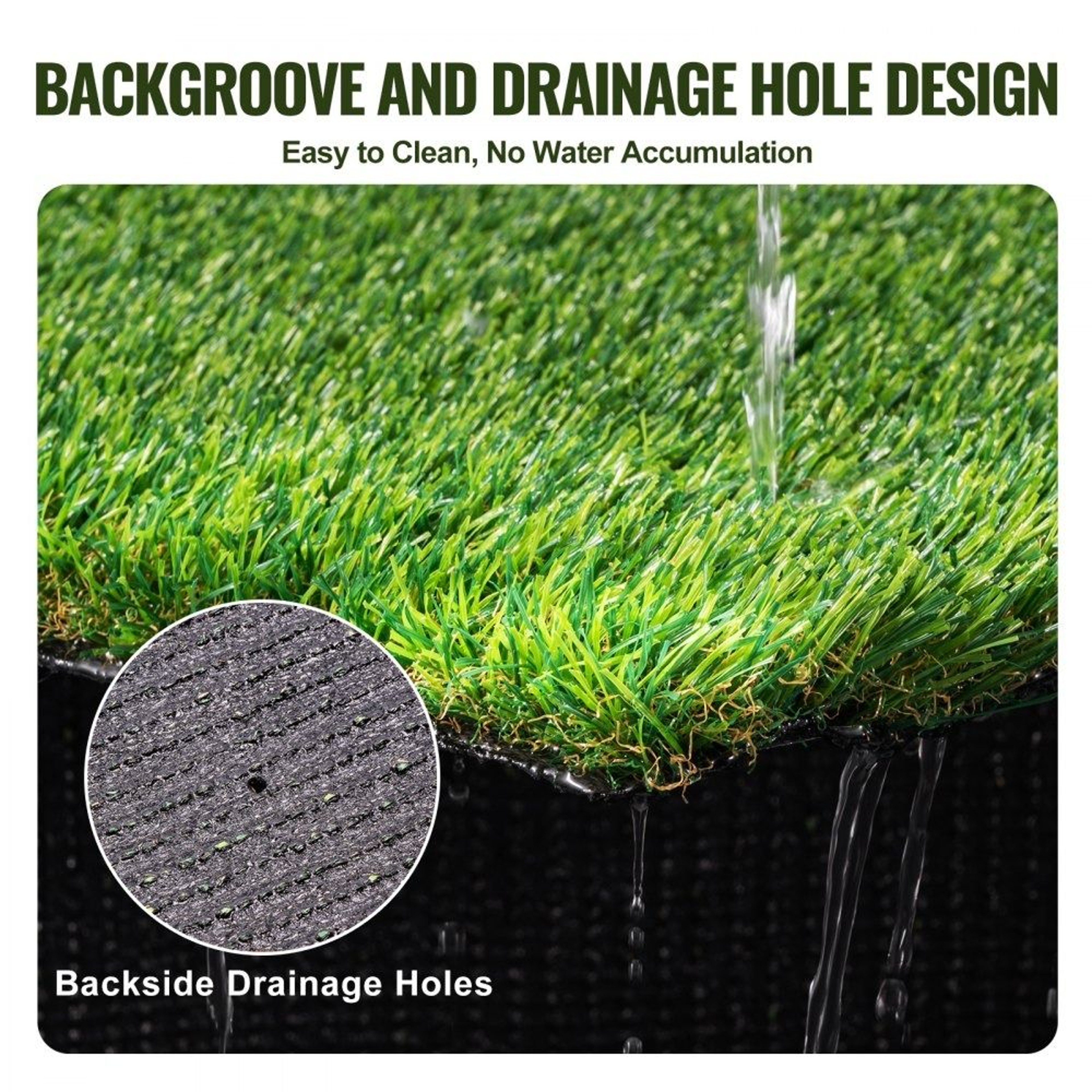 Artificial Grass Turf Rug 6 X 10 FT UV Resistant Outdoor Lawn Mat 2
