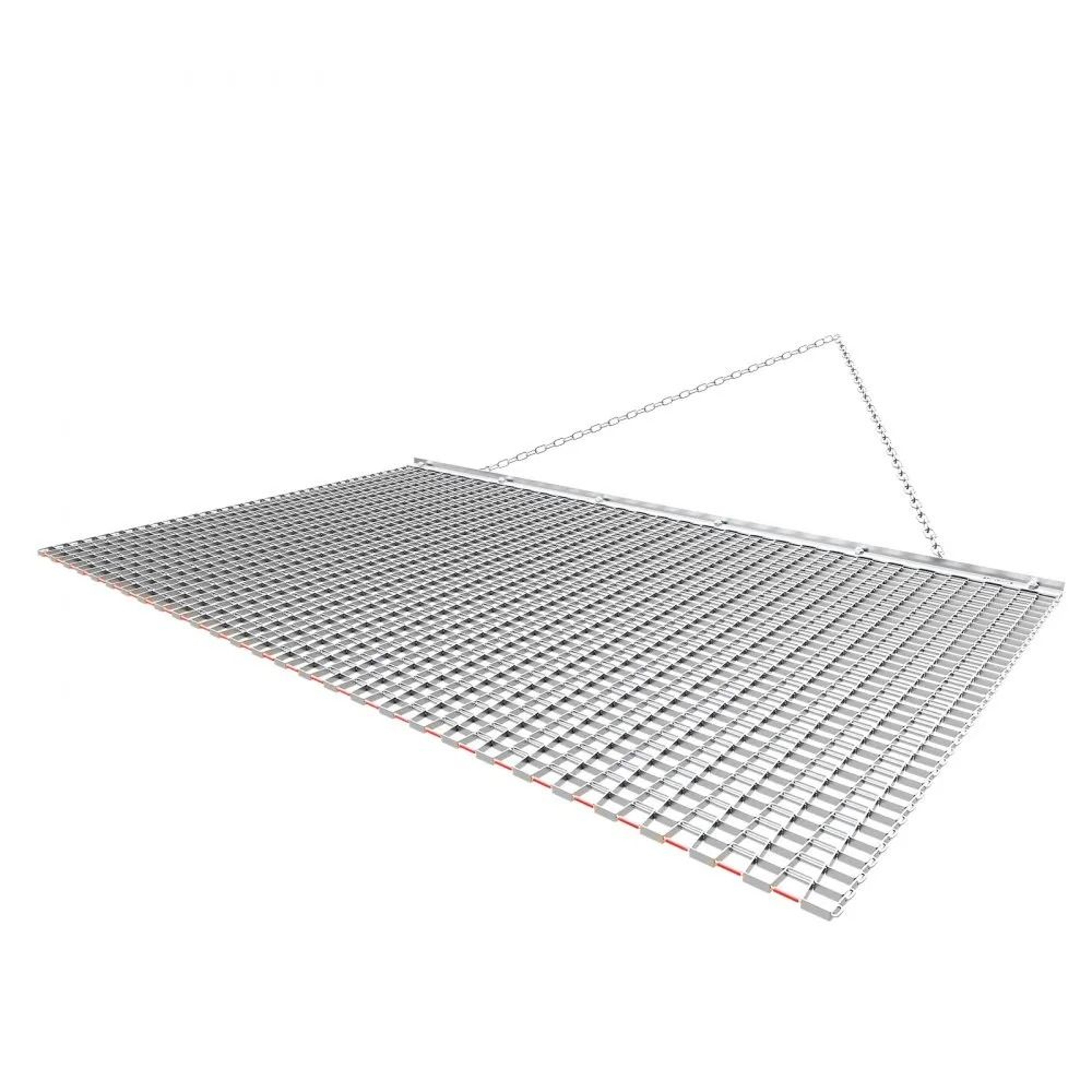 5 X 3 FT Drag Harrow ATV Tow Behind Chain Harrow Rake For Driveway Leveling 7