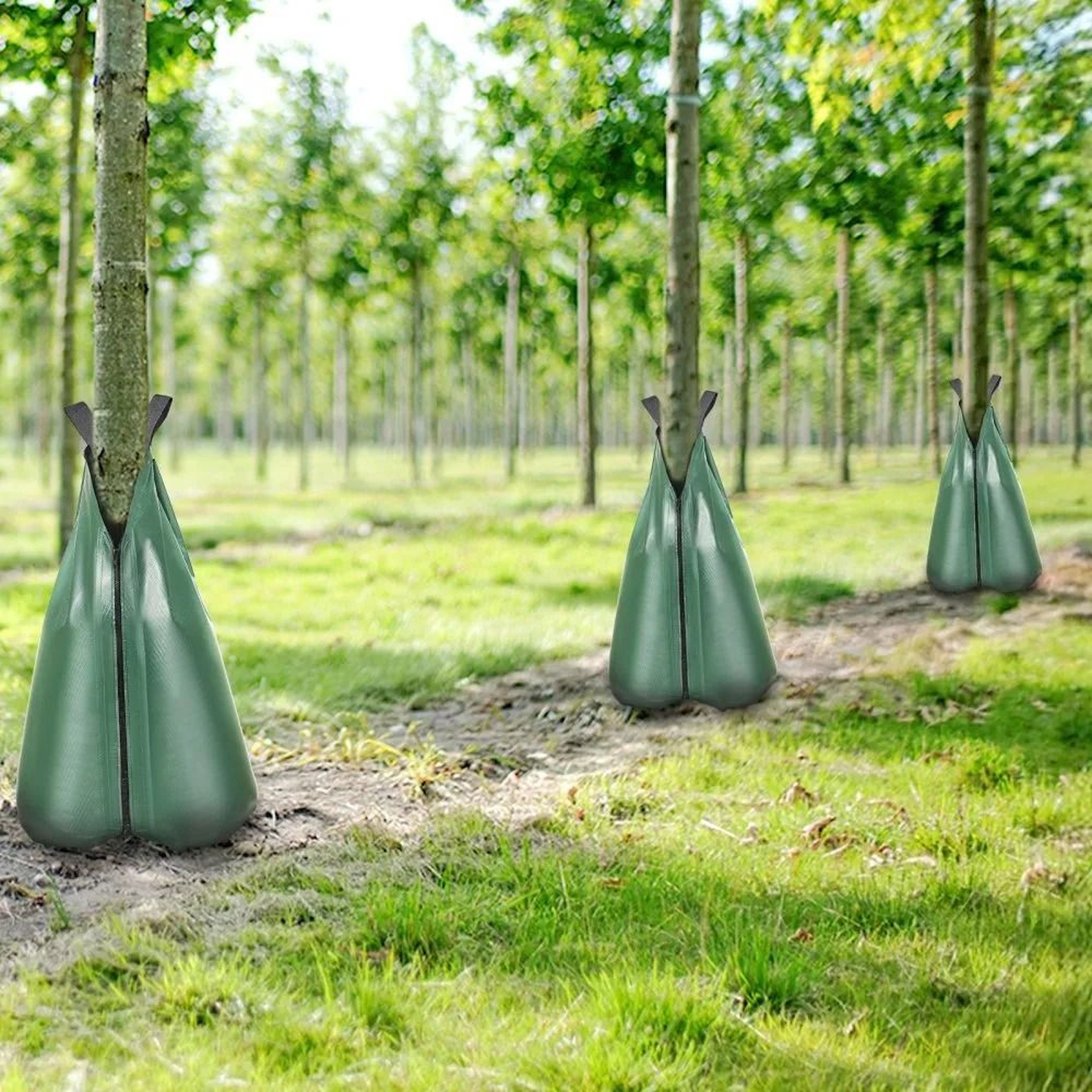 25 Pack 20 Gallon Tree Watering Bag Slow Release Irrigation System 3