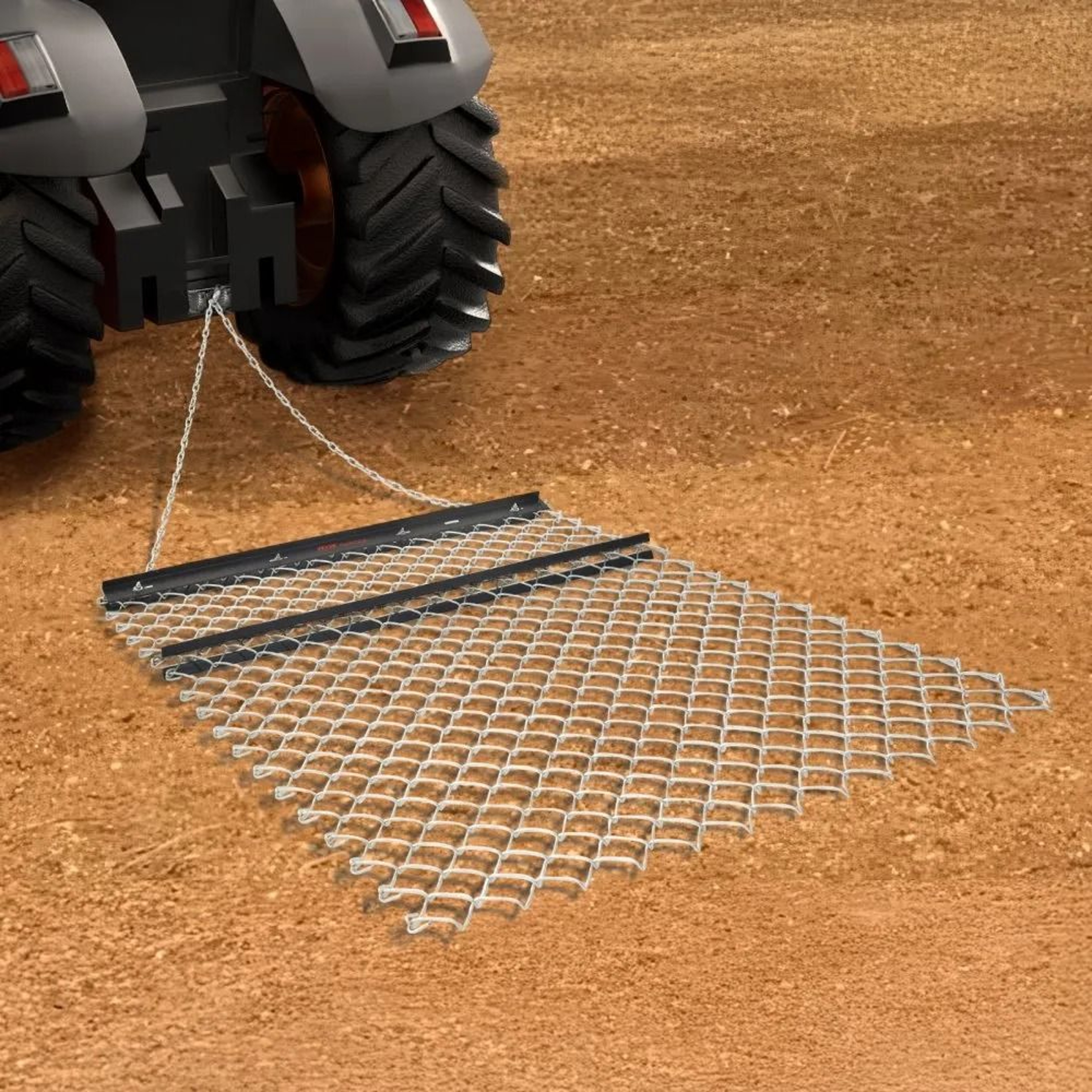4 X 5 Ft Heavy Duty Chain Drag Harrow Steel ATV UTV Tractor Attachment For Land Leveling 6