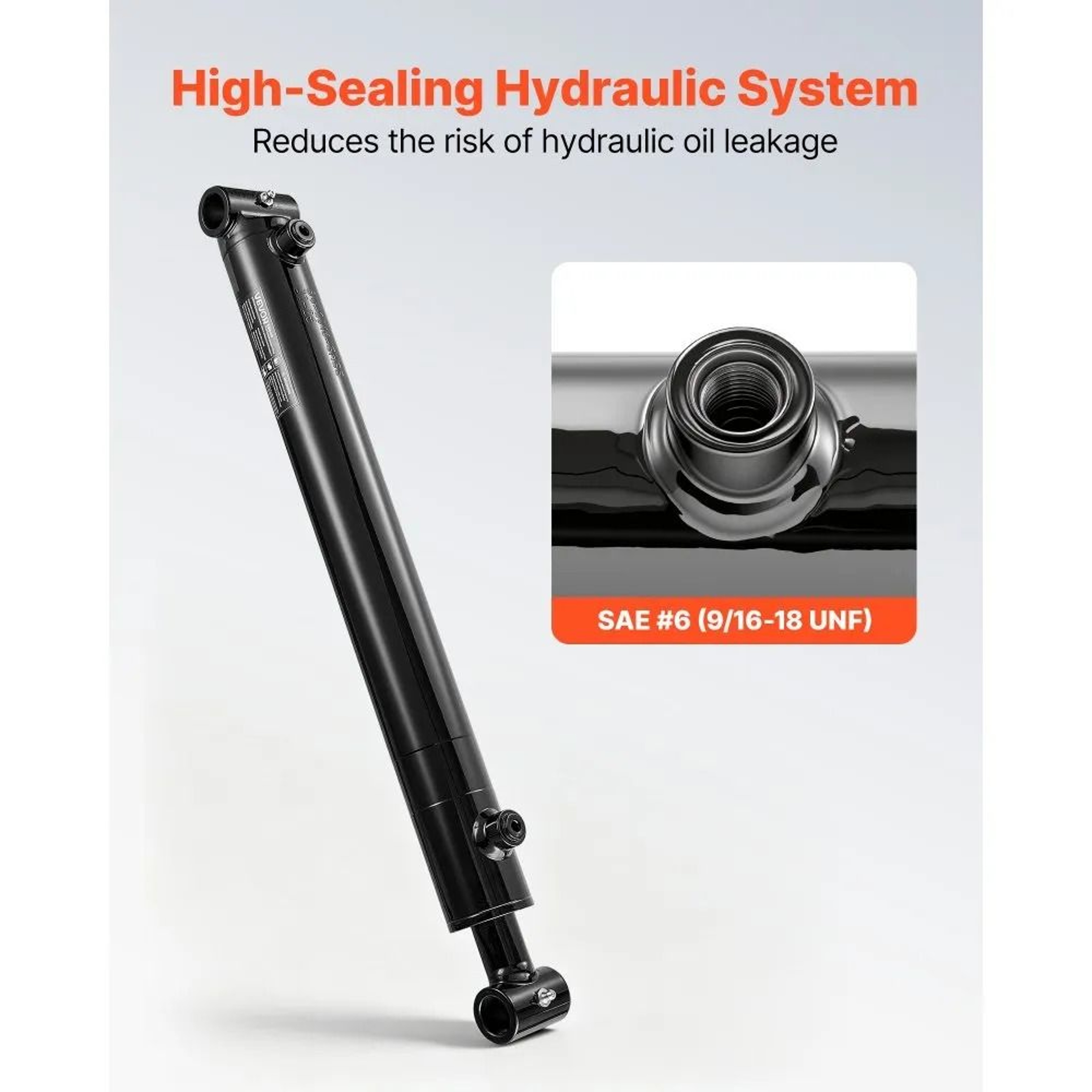 Double Acting Hydraulic Cylinder 2 X 16 Inch 3500 PSI Heavy Duty Replacement 4