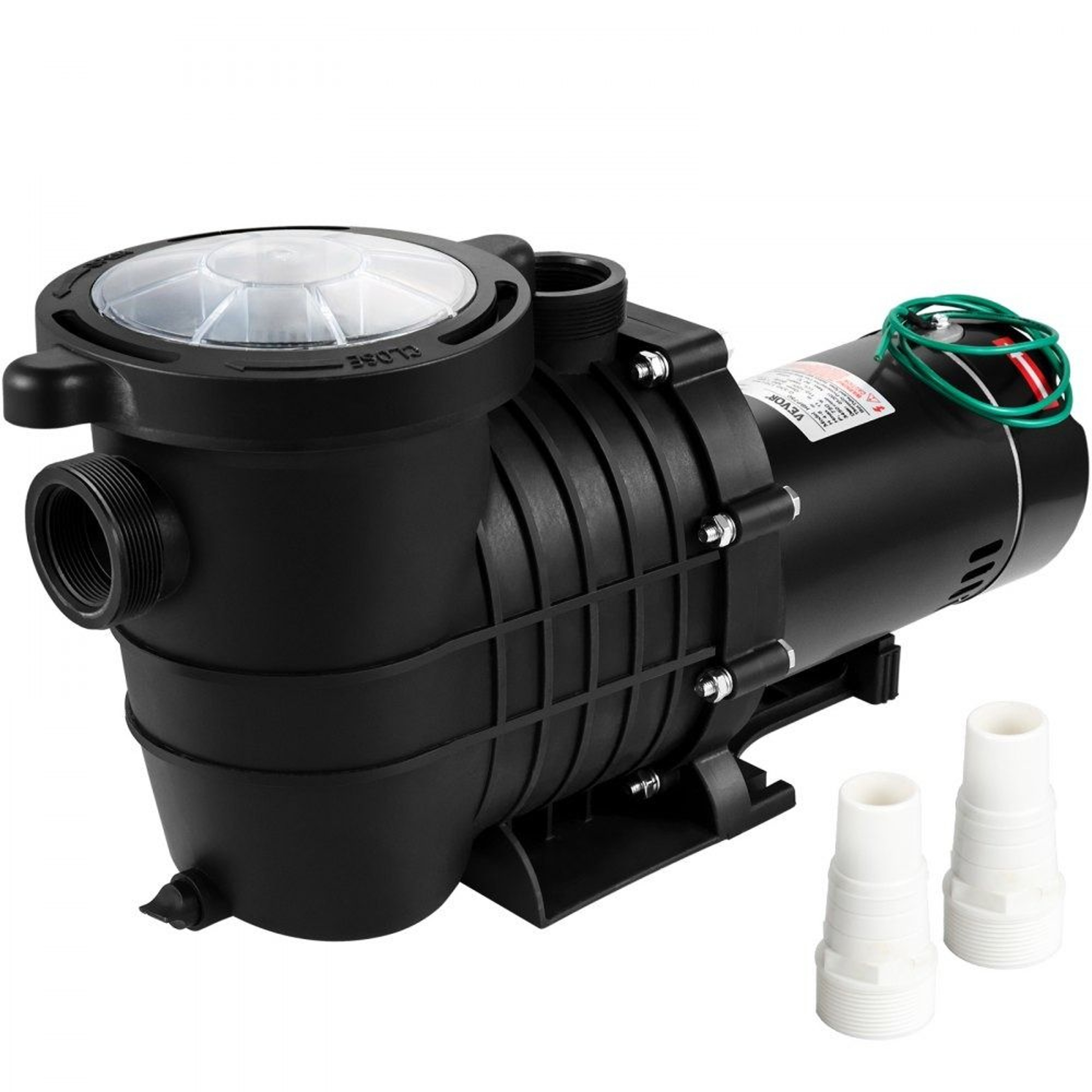 1HP Above Ground Pool Pump 5544 GPH Dual Voltage With Strainer Basket 0