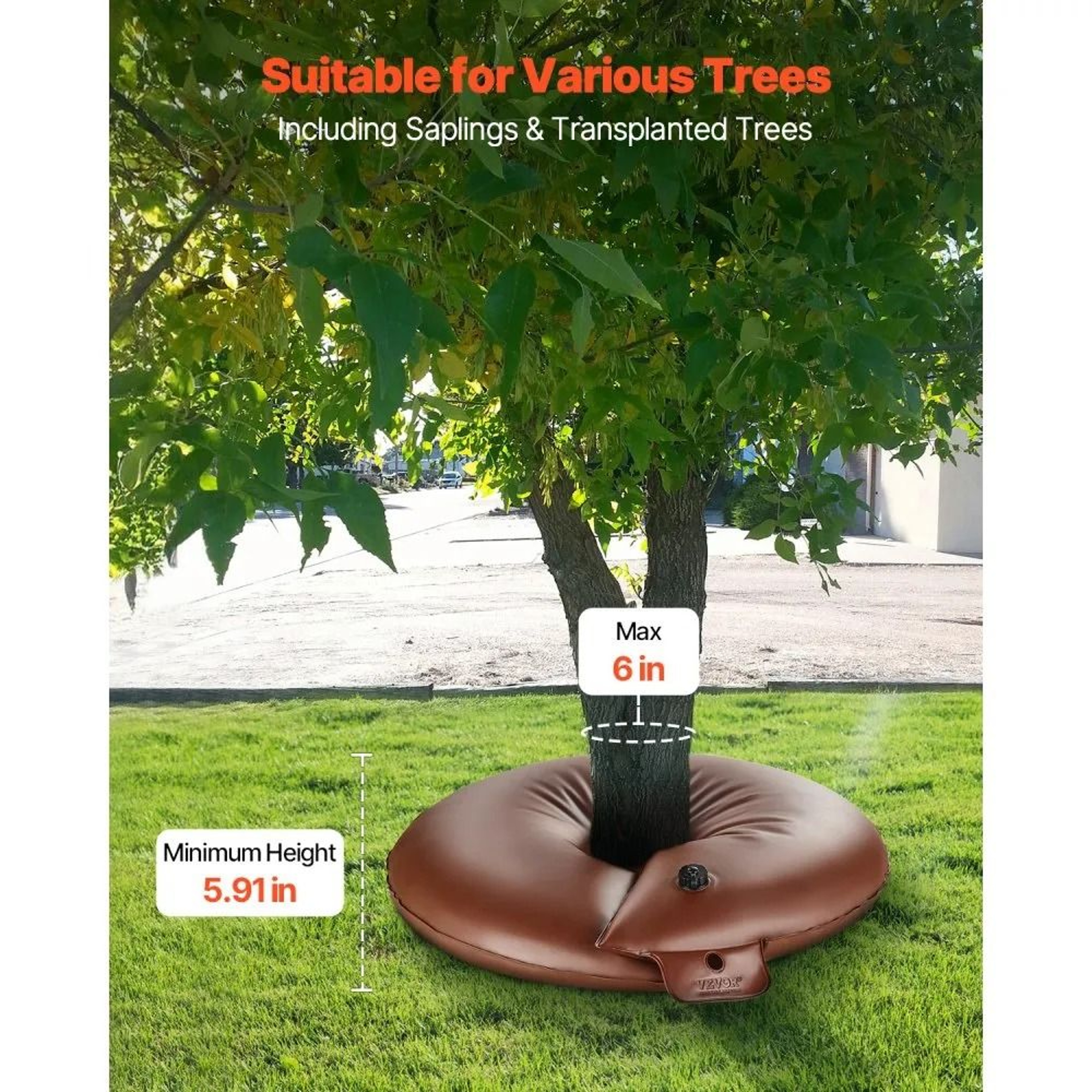 16 Gallon Tree Watering Rings 4 Pack Slow Release Tree Irrigation Bags 1