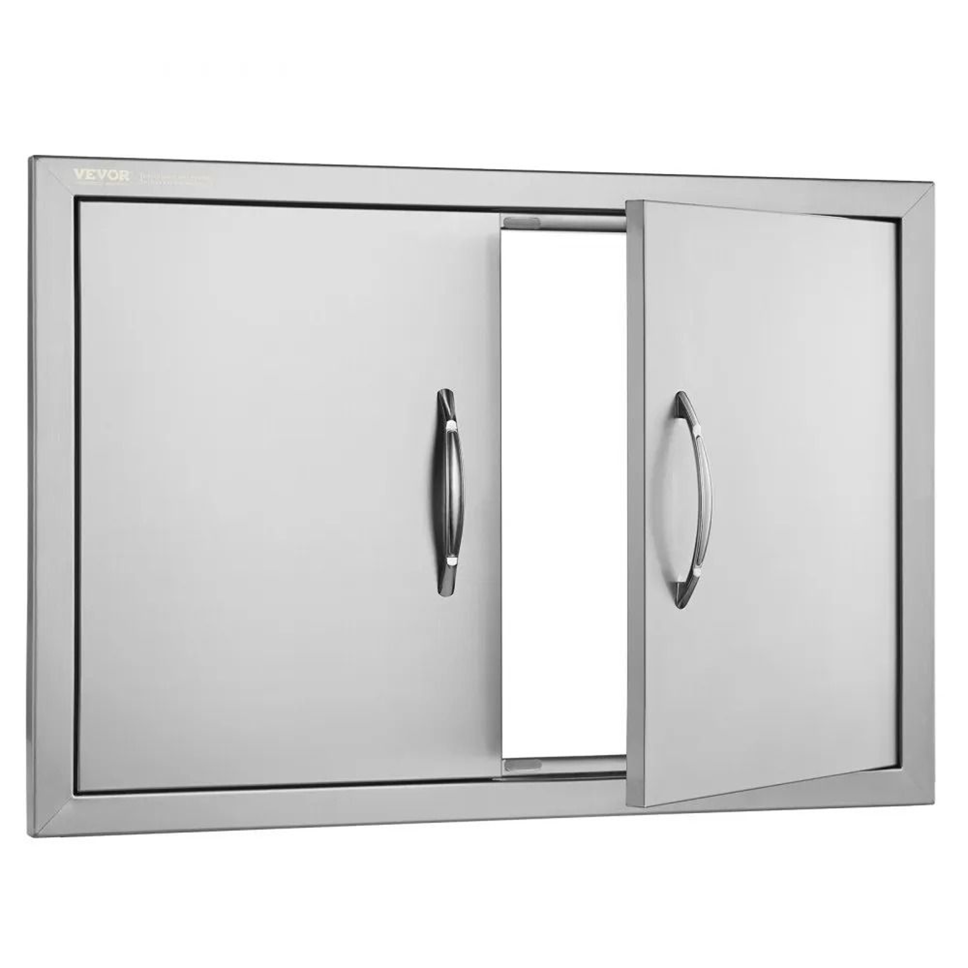 28 X 19 Stainless Steel BBQ Access Door Double Outdoor Kitchen Cabinet Door 0