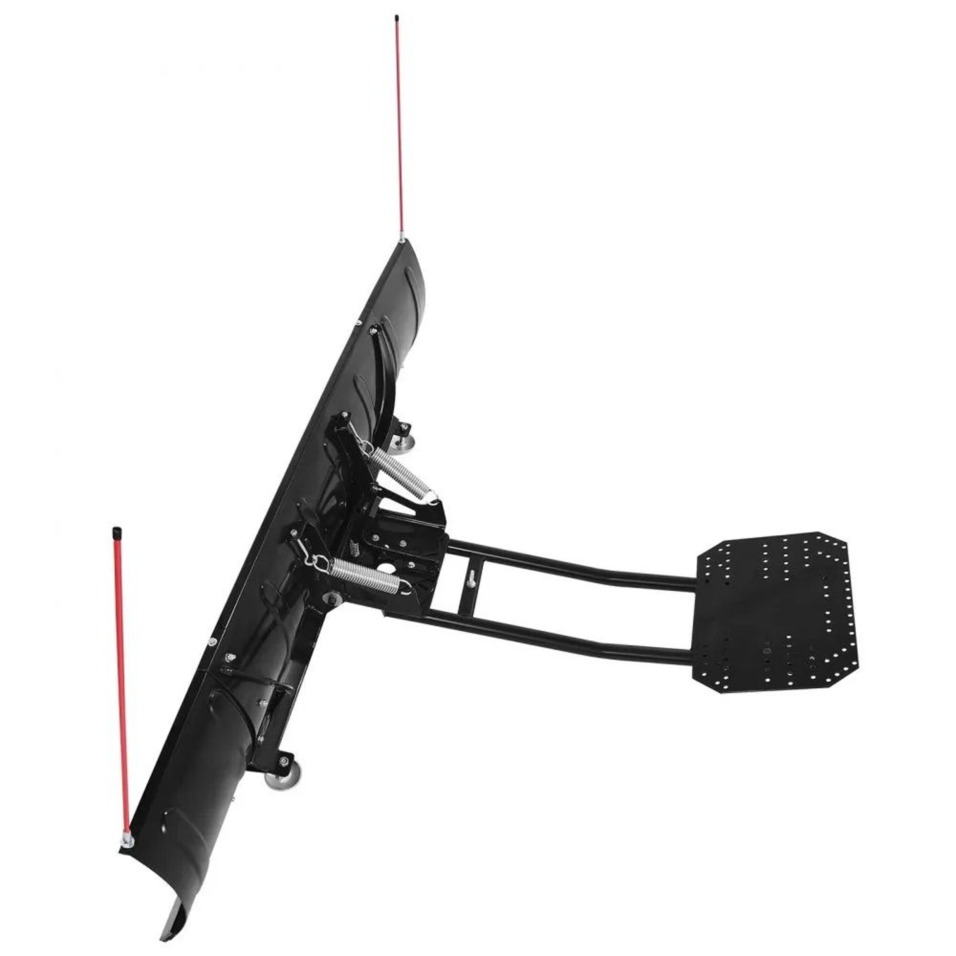 Adjustable ATV UTV Snow Plow Kit With Heavy Duty Steel Blade And Universal Mount 8
