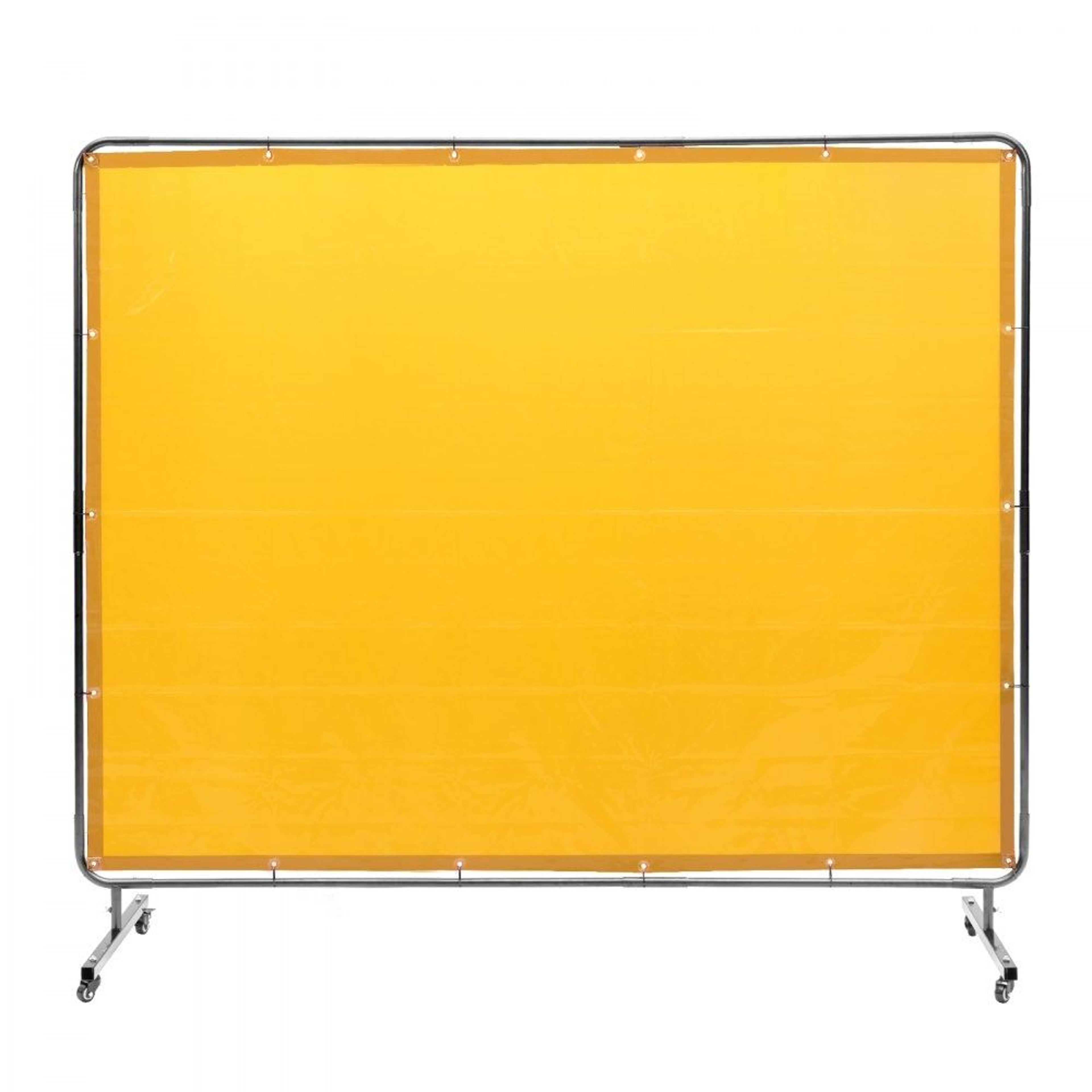 6 X 8 Ft Welding Screen With Frame Flame Resistant Welding Curtain On Wheels 0