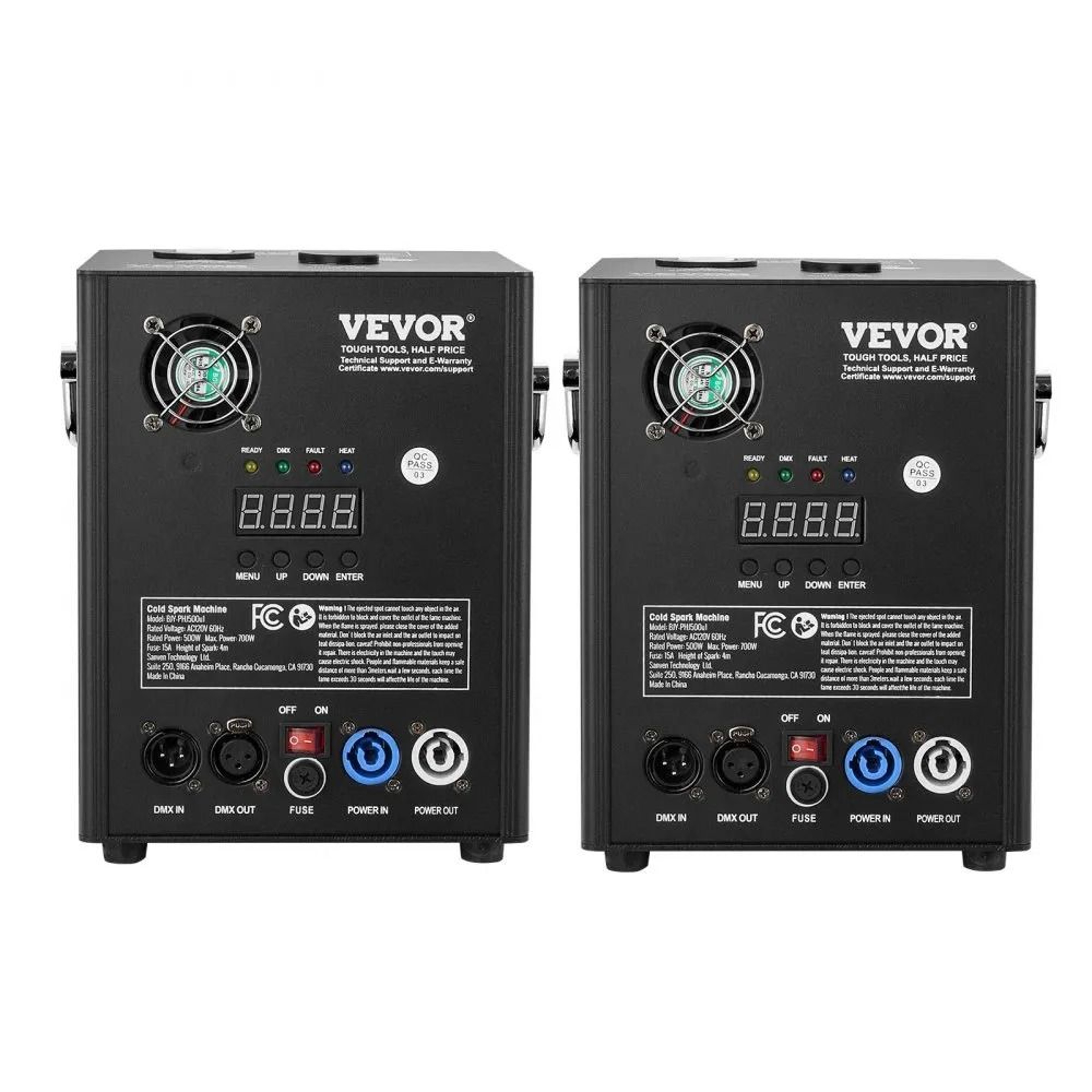 Cold Spark Machine 2 Pack 500W DMX Stage Spark Fountain For Weddings Parties And Events 8