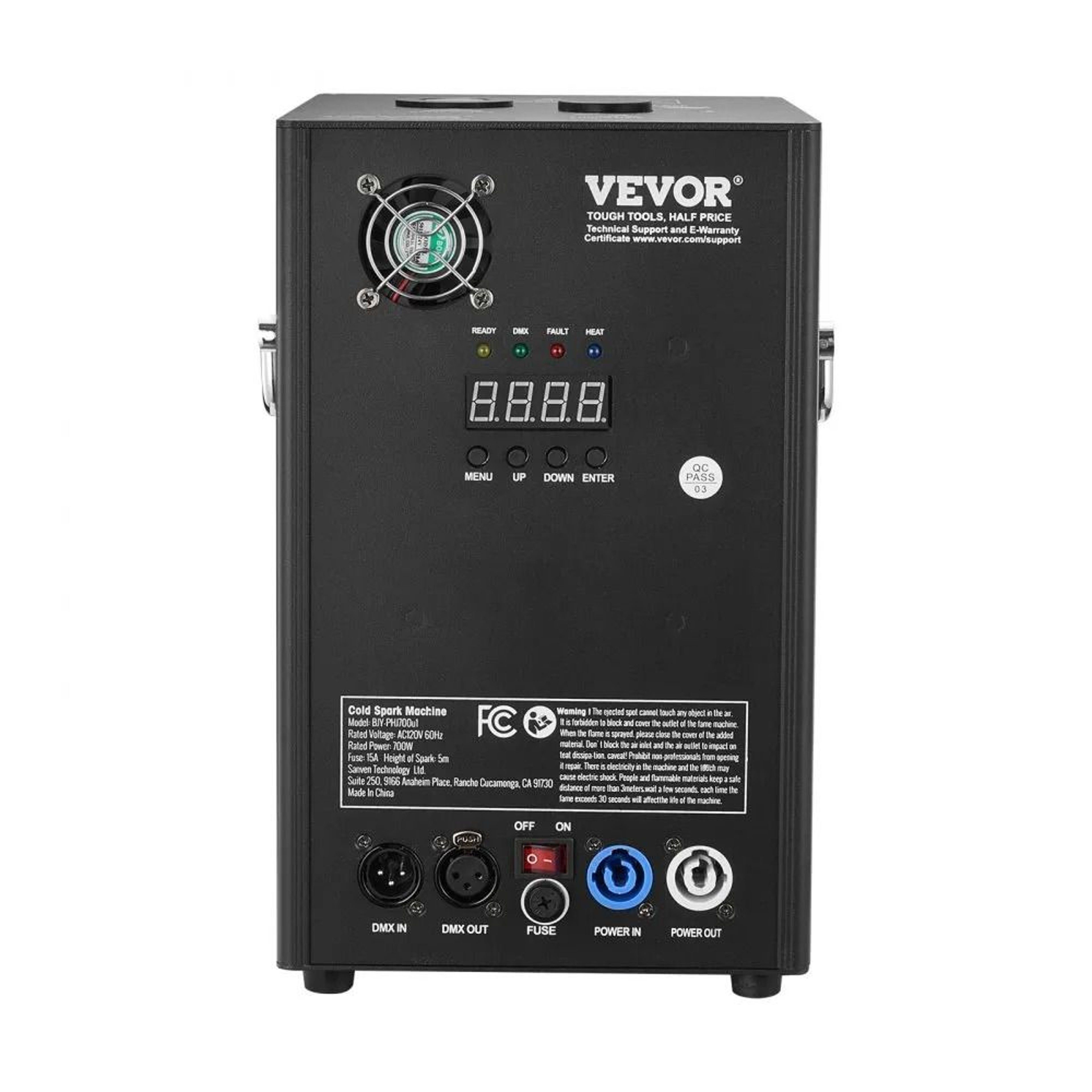 700W Cold Spark Machine With DMX Control And Adjustable Stage Spark Effects 8