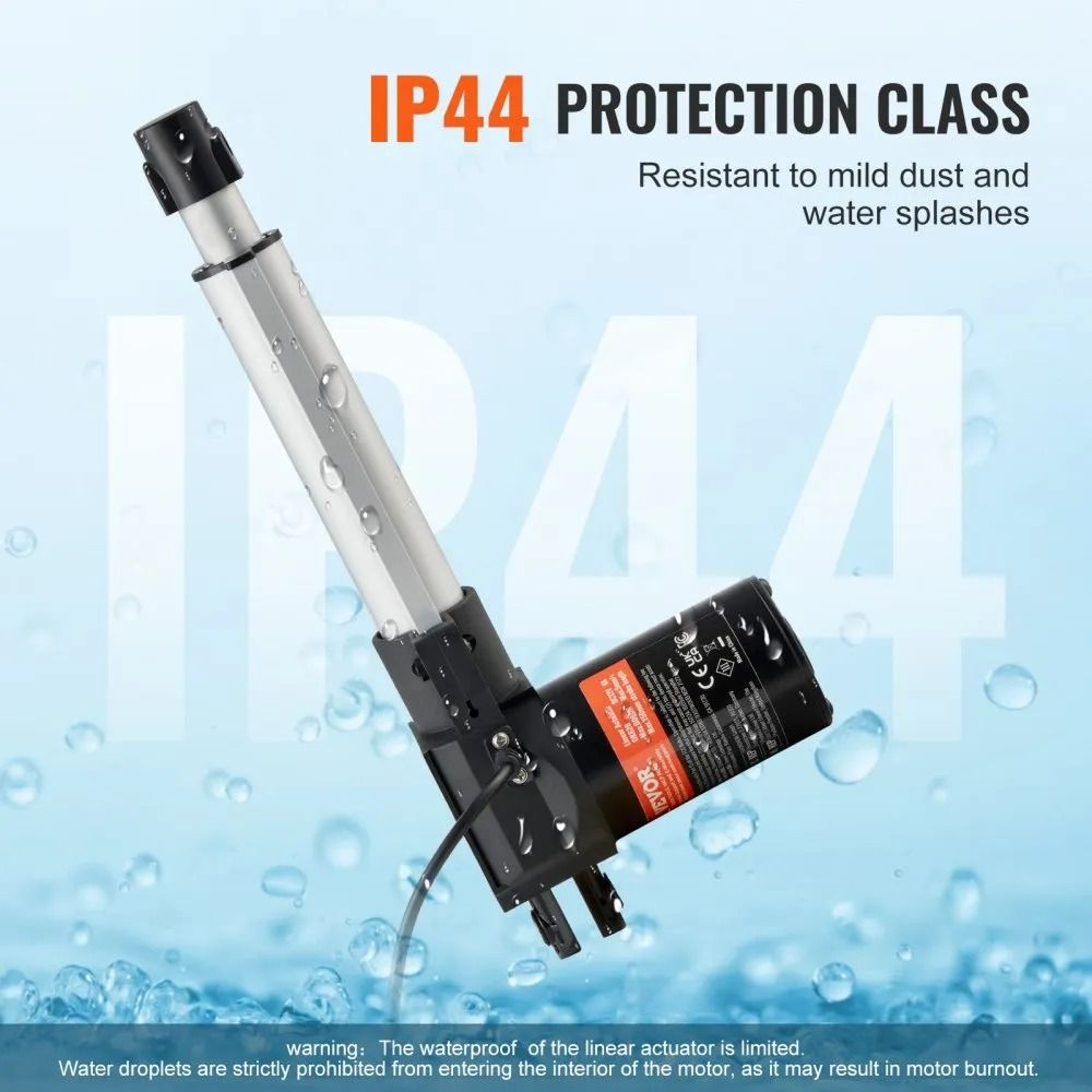 Heavy Duty 12V Linear Actuator 6 Inch Stroke 1320 Lb High Force Motor For Automation 5