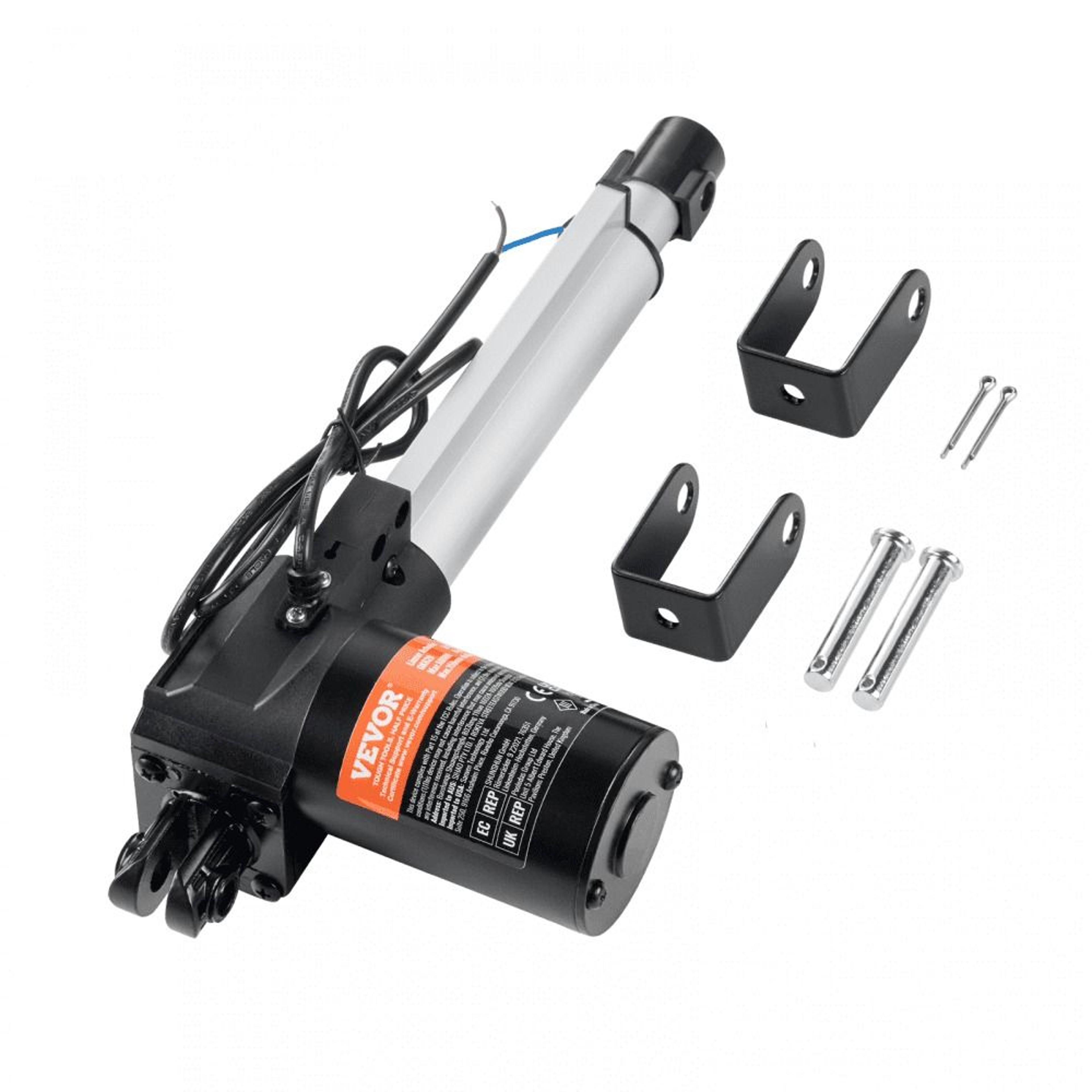 Heavy Duty 12V Linear Actuator 6 Inch Stroke 1320 Lb High Force Motor For Automation 0