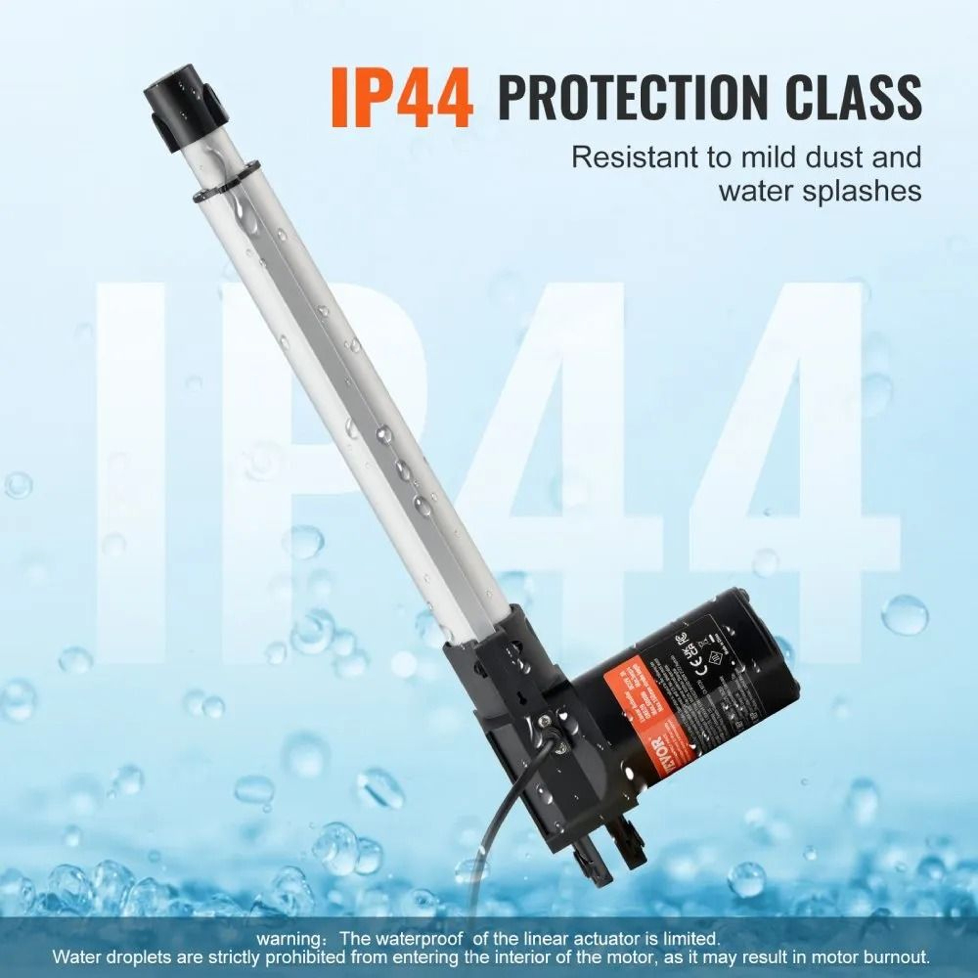 Heavy Duty 12V Linear Actuator 10 Inch 1320lb High Force Linear Motion Motor 5