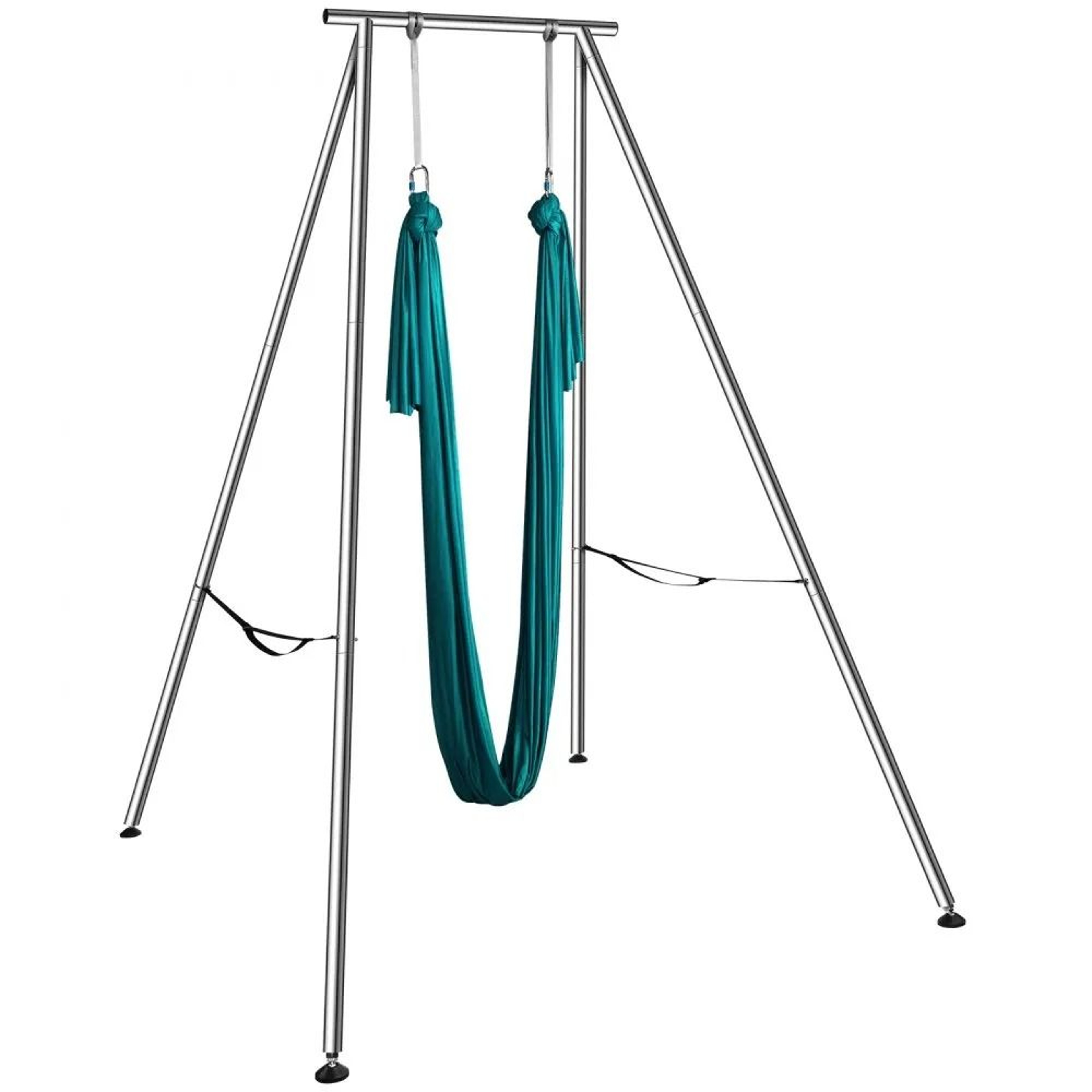 Professional Aerial Yoga Frame With Yoga Hammock Heavy Duty Yoga Swing Stand For Indoor Outdoor Tra 7