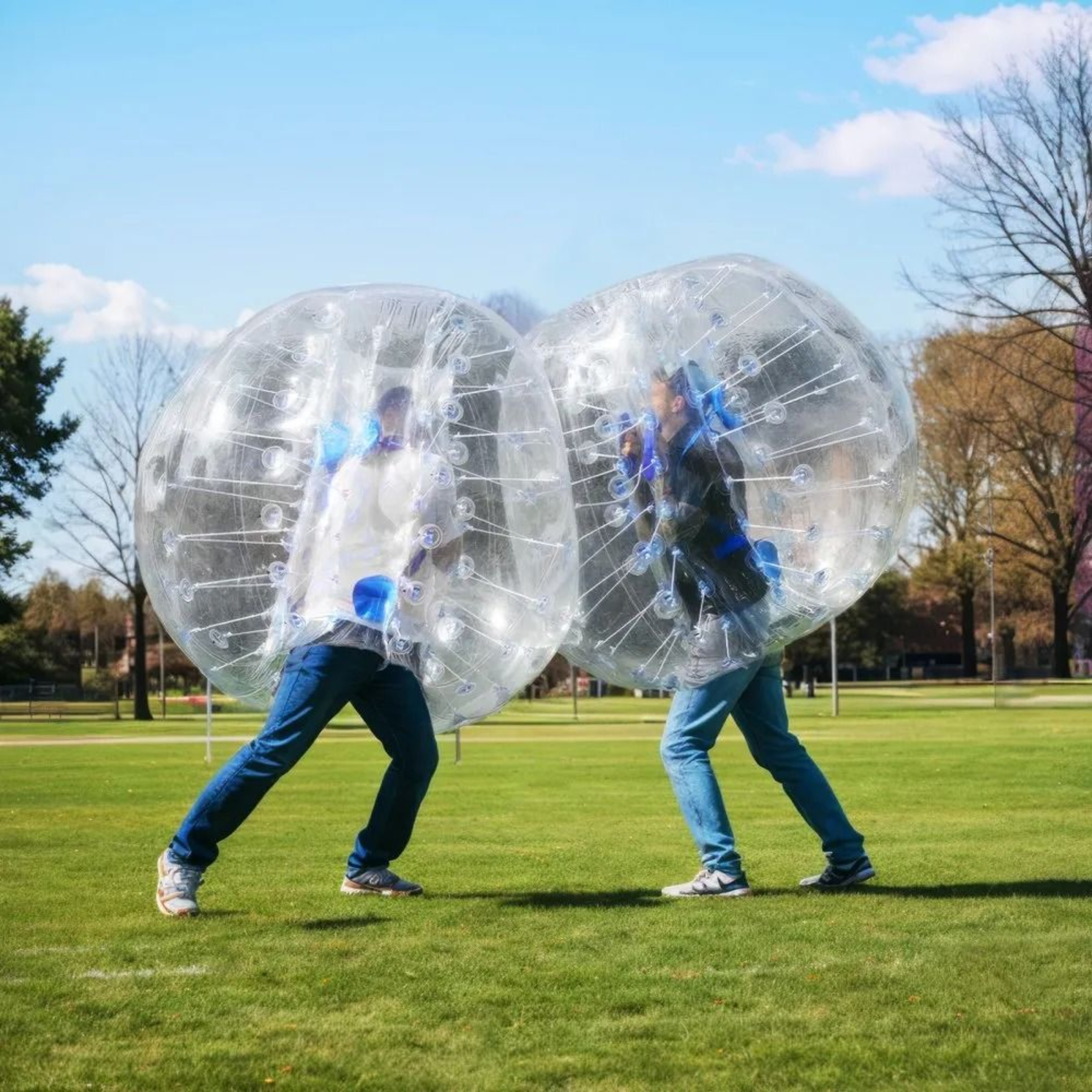 4FT Inflatable Bumper Ball Body Zorb Ball For Teens And Adults Outdoor Team Games 4