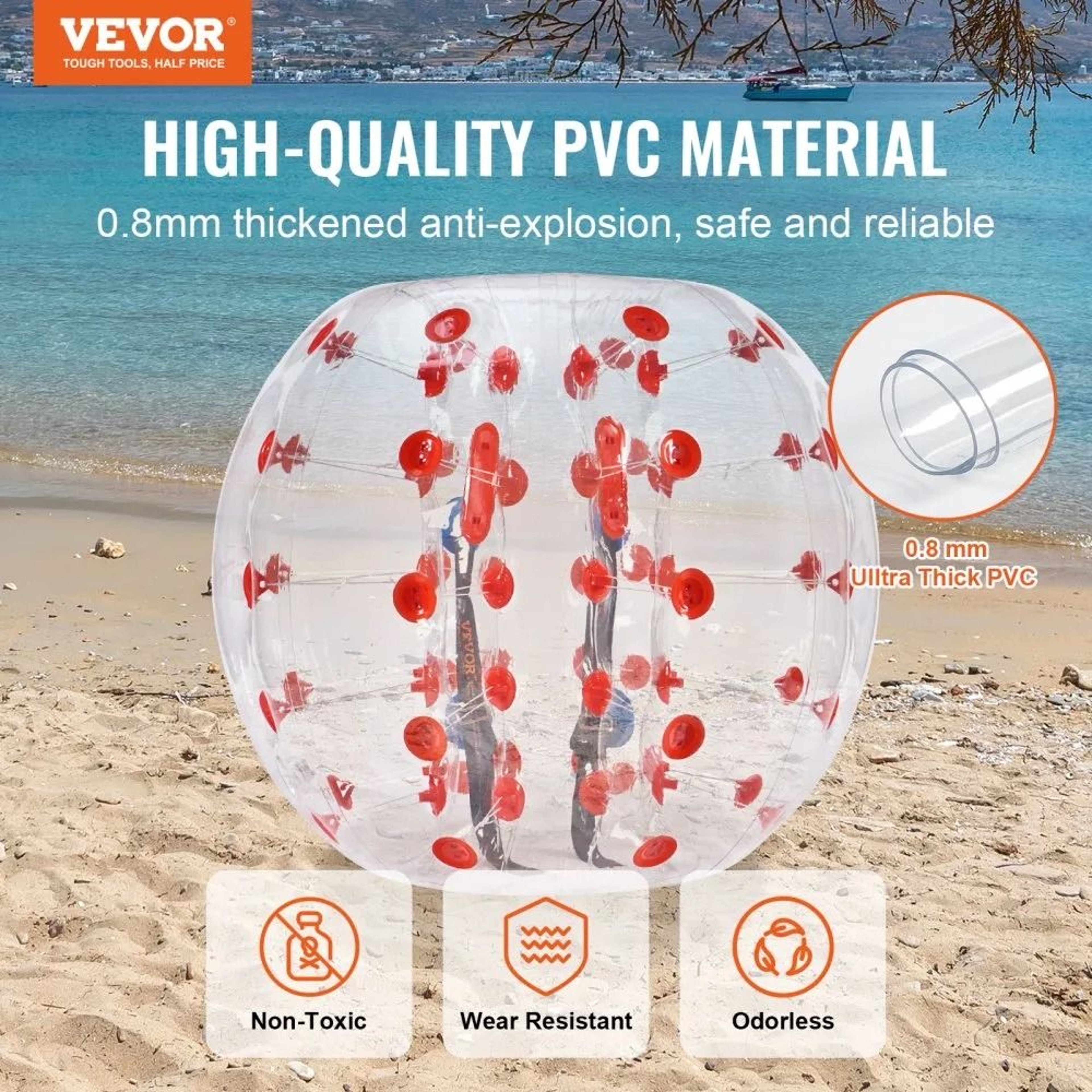 Inflatable Bumper Ball Body Zorb Ball For Teens And Adults Outdoor Team Games 1