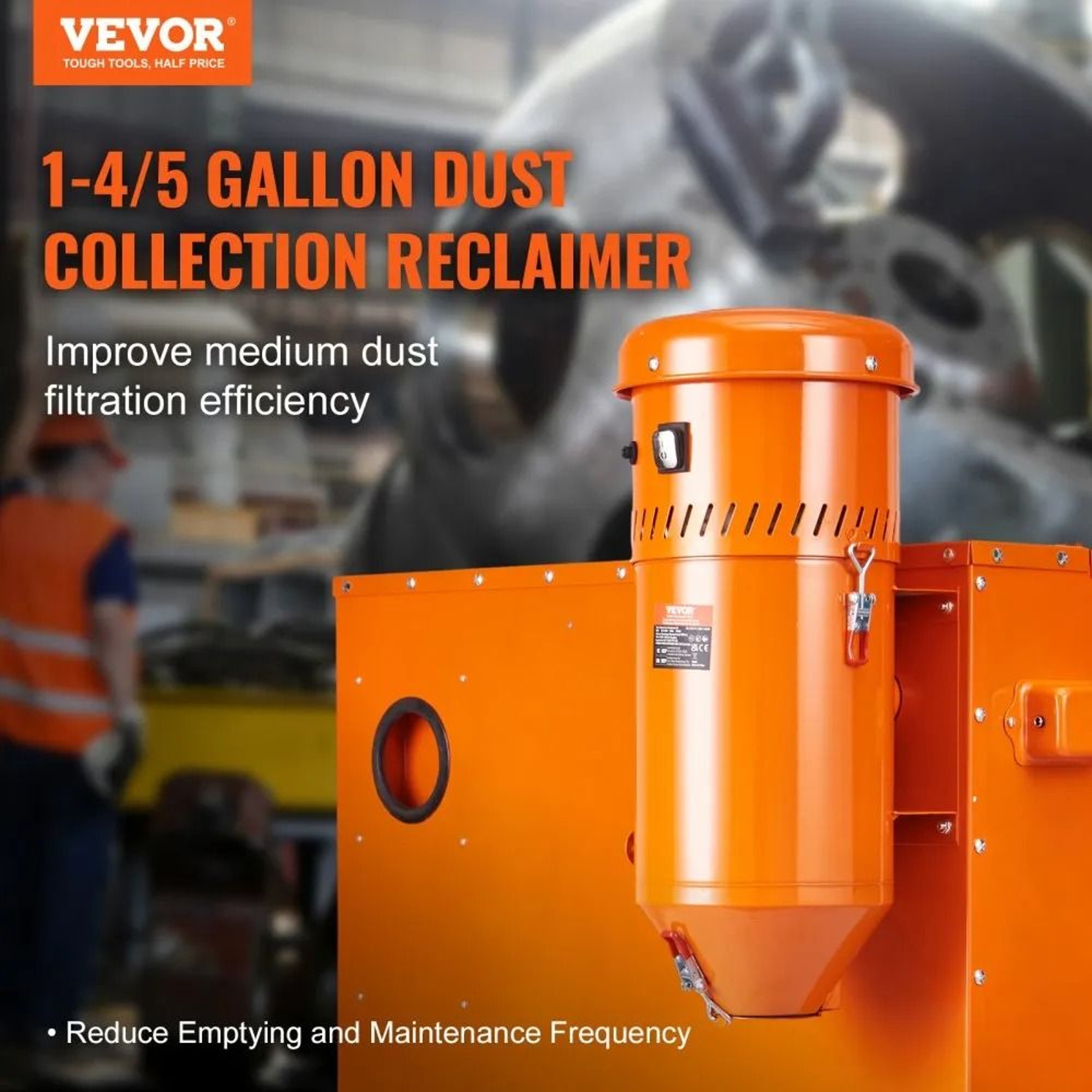 Powerful Sandblasting Dust Collector And Media Reclaimer With Large Capacity 1