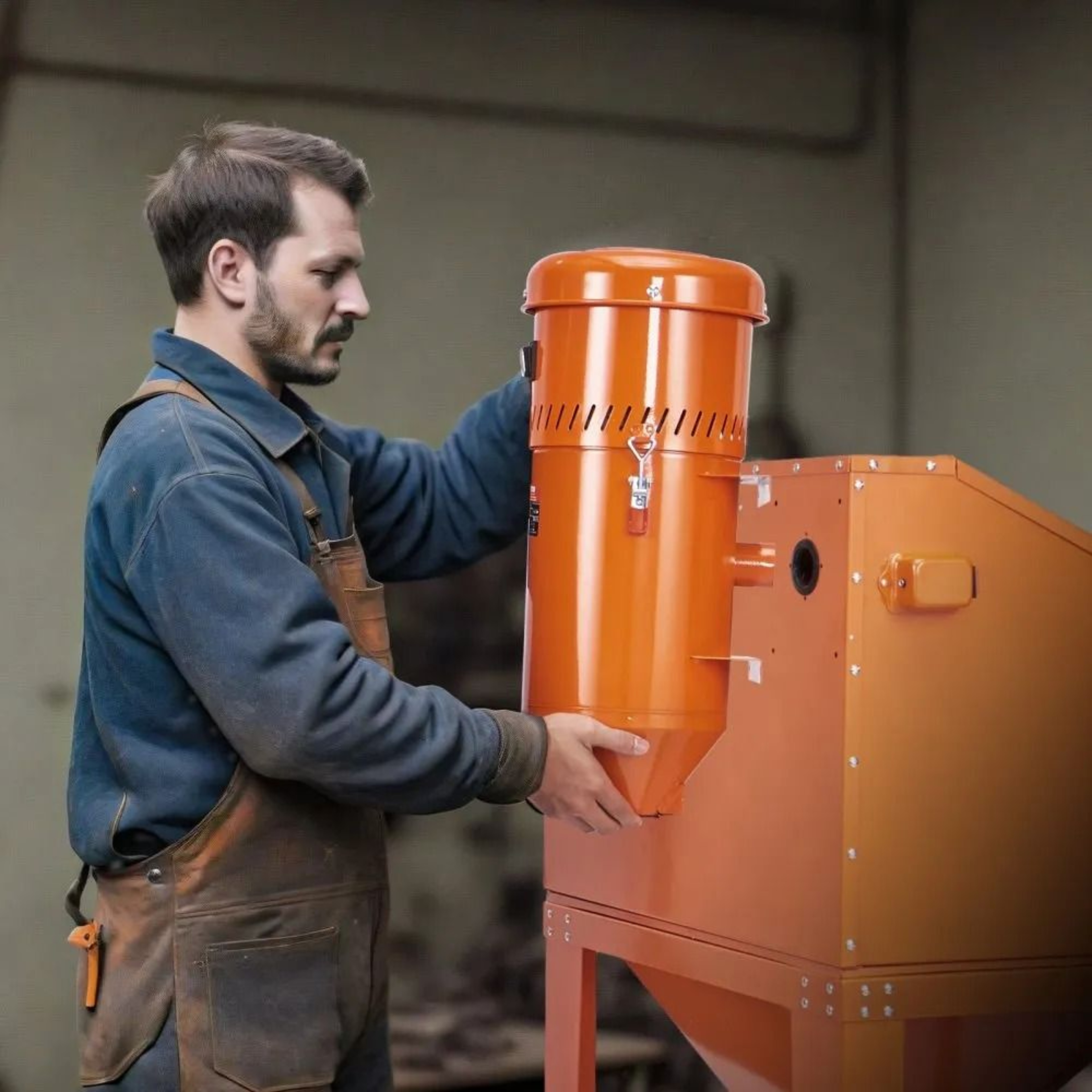 Powerful Sandblasting Dust Collector And Media Reclaimer With Large Capacity 6