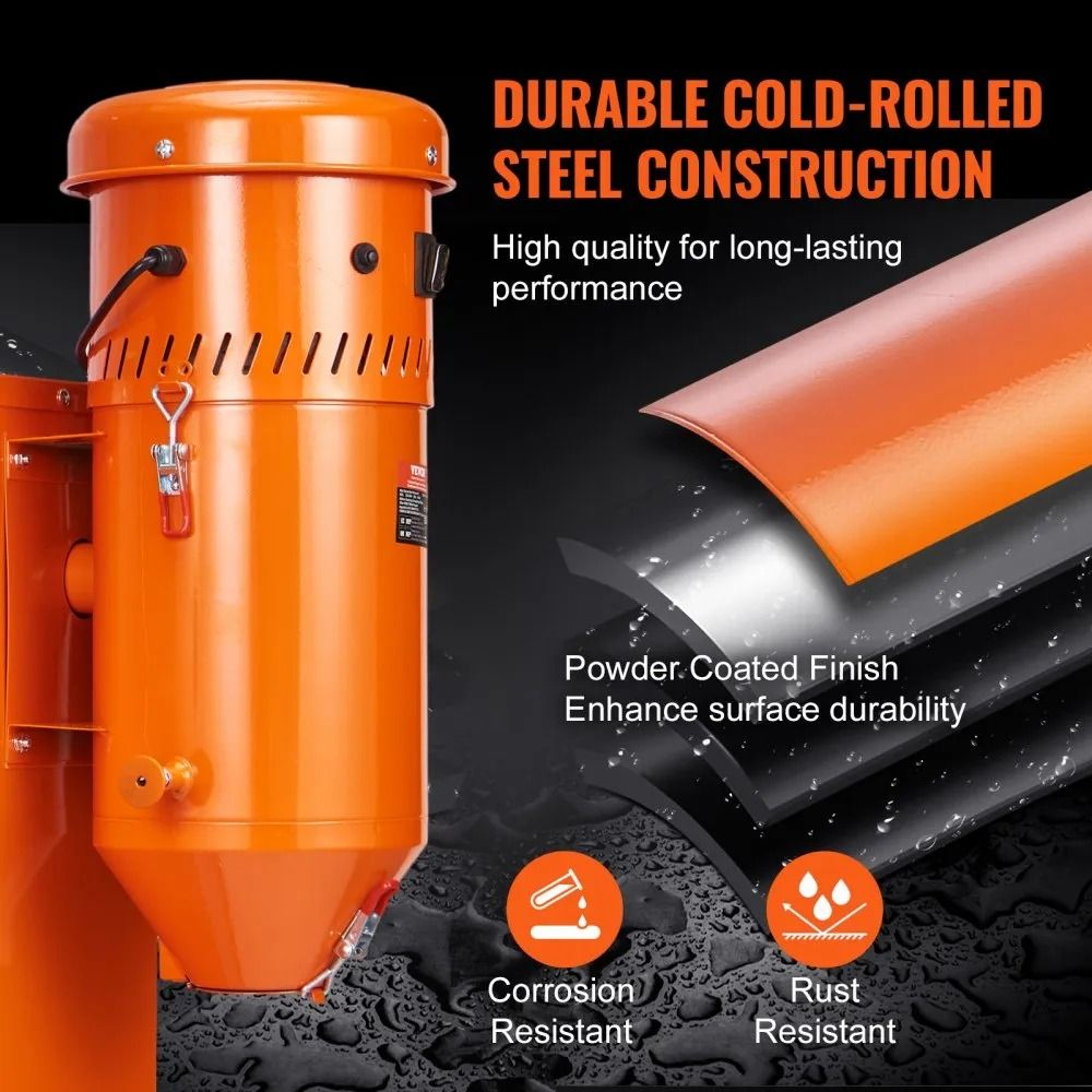 Powerful Sandblasting Dust Collector And Media Reclaimer With Large Capacity 4