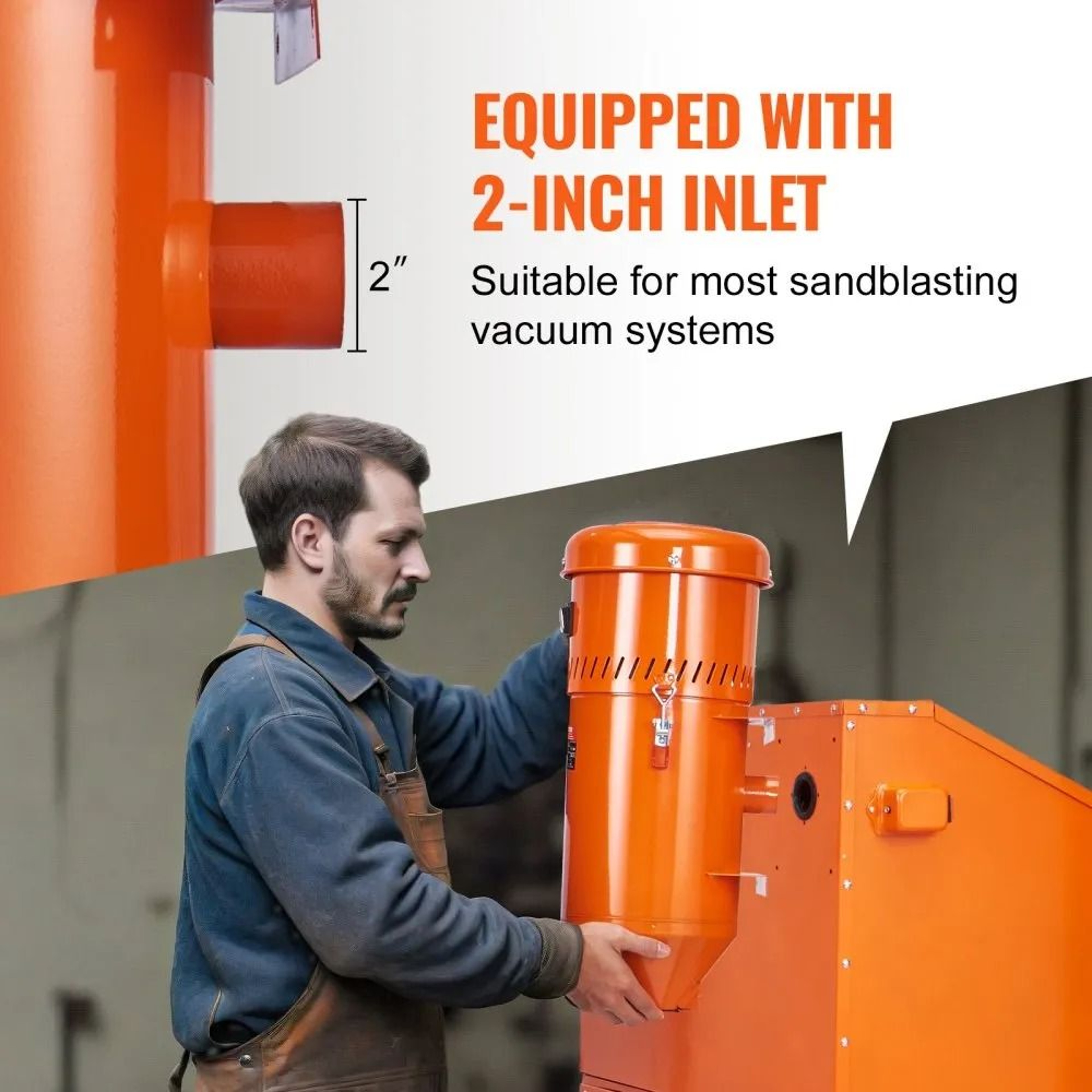 Powerful Sandblasting Dust Collector And Media Reclaimer With Large Capacity 5