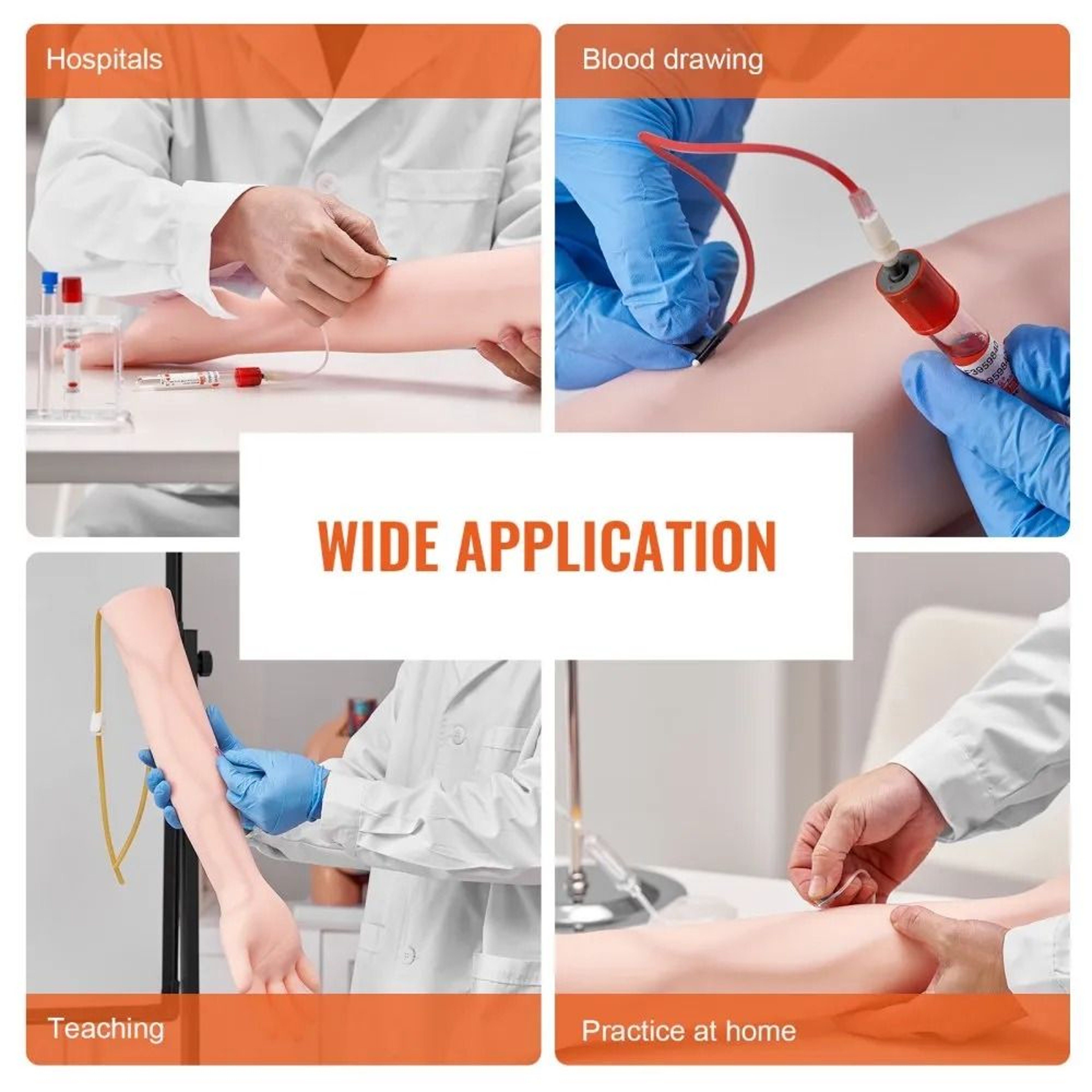 IV Practice Arm Phlebotomy Training Kit For Venipuncture And Blood Draw Practice 4