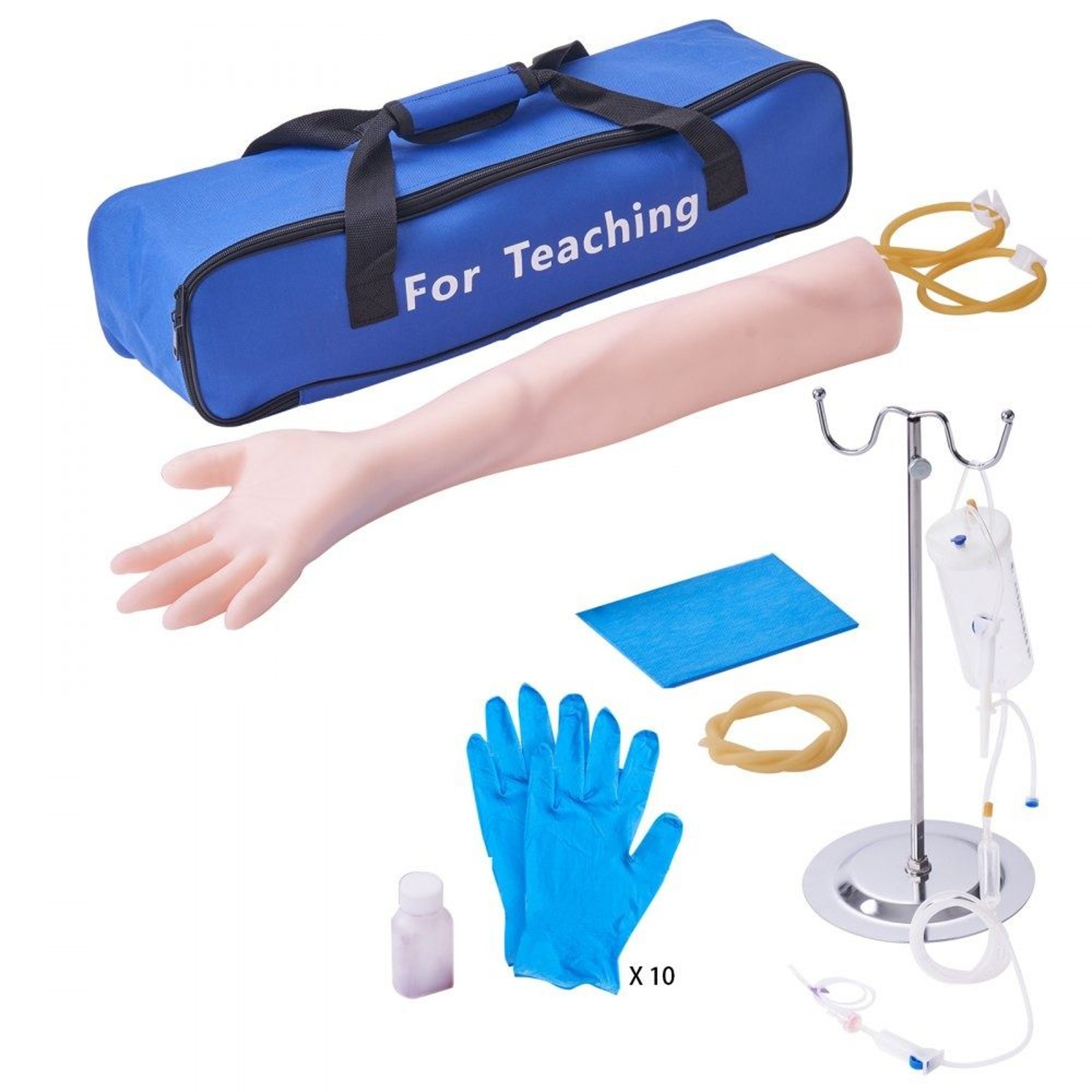 Realistic Phlebotomy Practice Kit IV Training Arm For Venipuncture And Blood Draw Practice 0