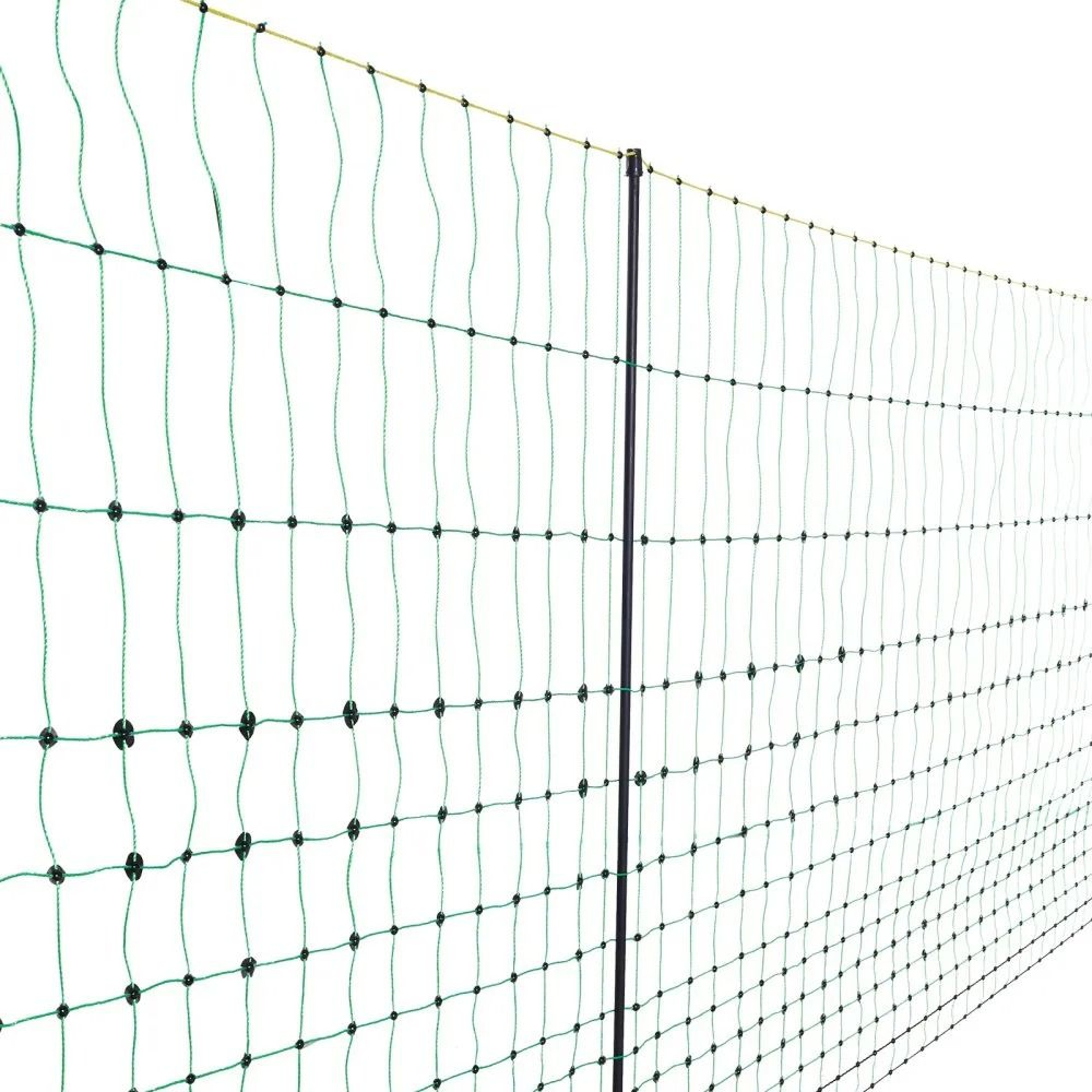 Portable Electric Fence Netting For Livestock 35 Inch X 164 Ft With Double Spiked Stakes 7