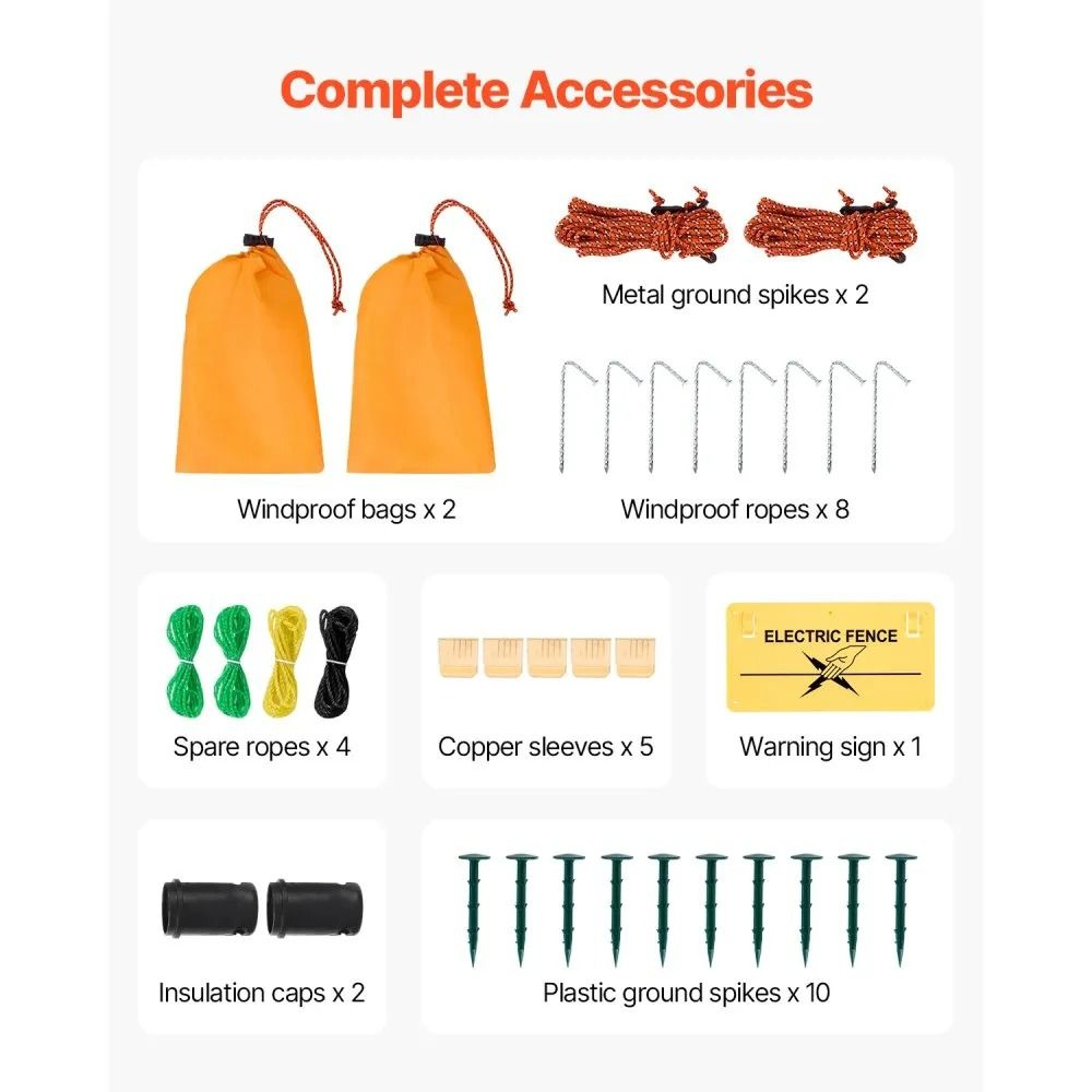 Portable Electric Fence Netting For Livestock 35 Inch X 164 Ft With Double Spiked Stakes 3