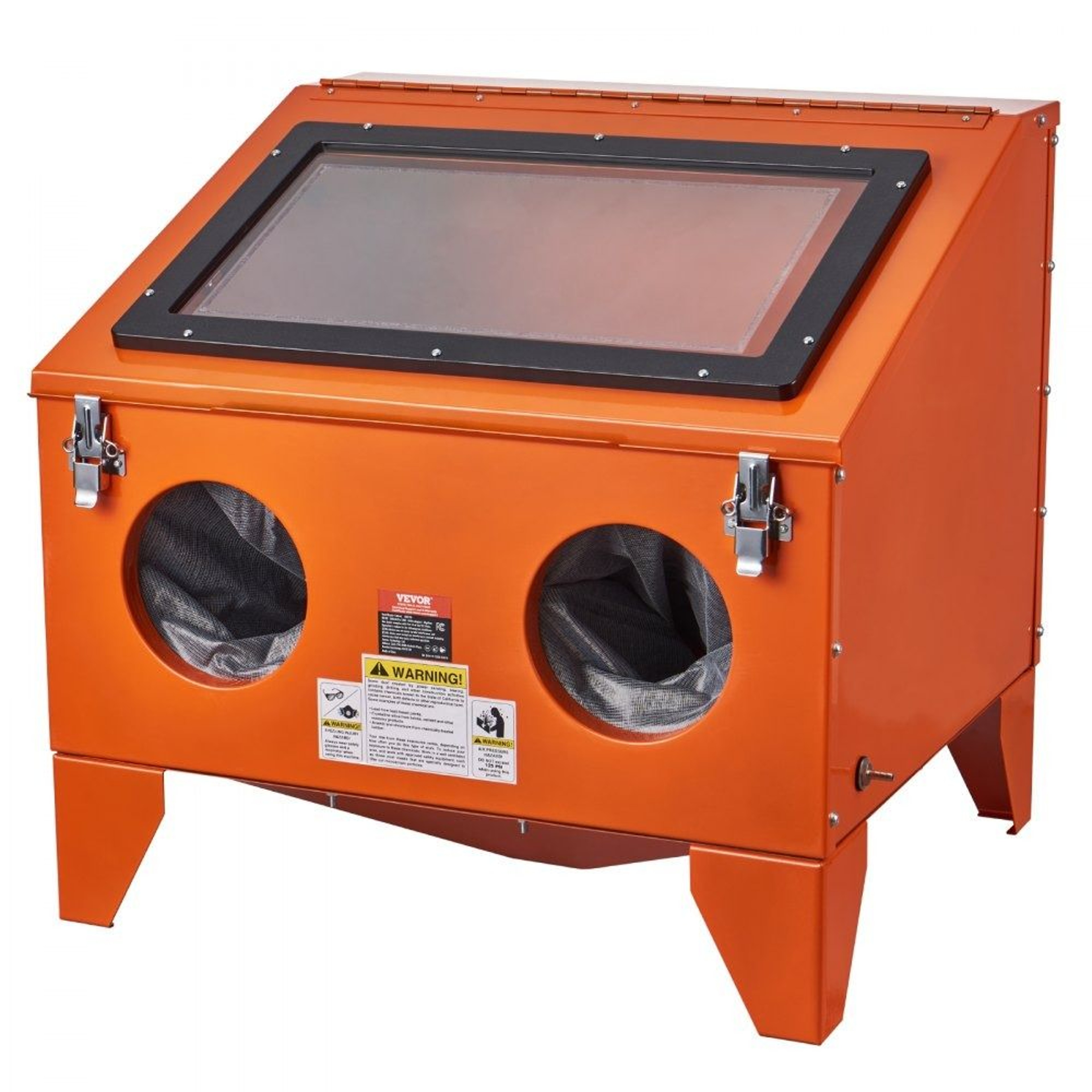 40 Gallon Sandblasting Cabinet Benchtop Sand Blaster For Rust And Paint Removal 7