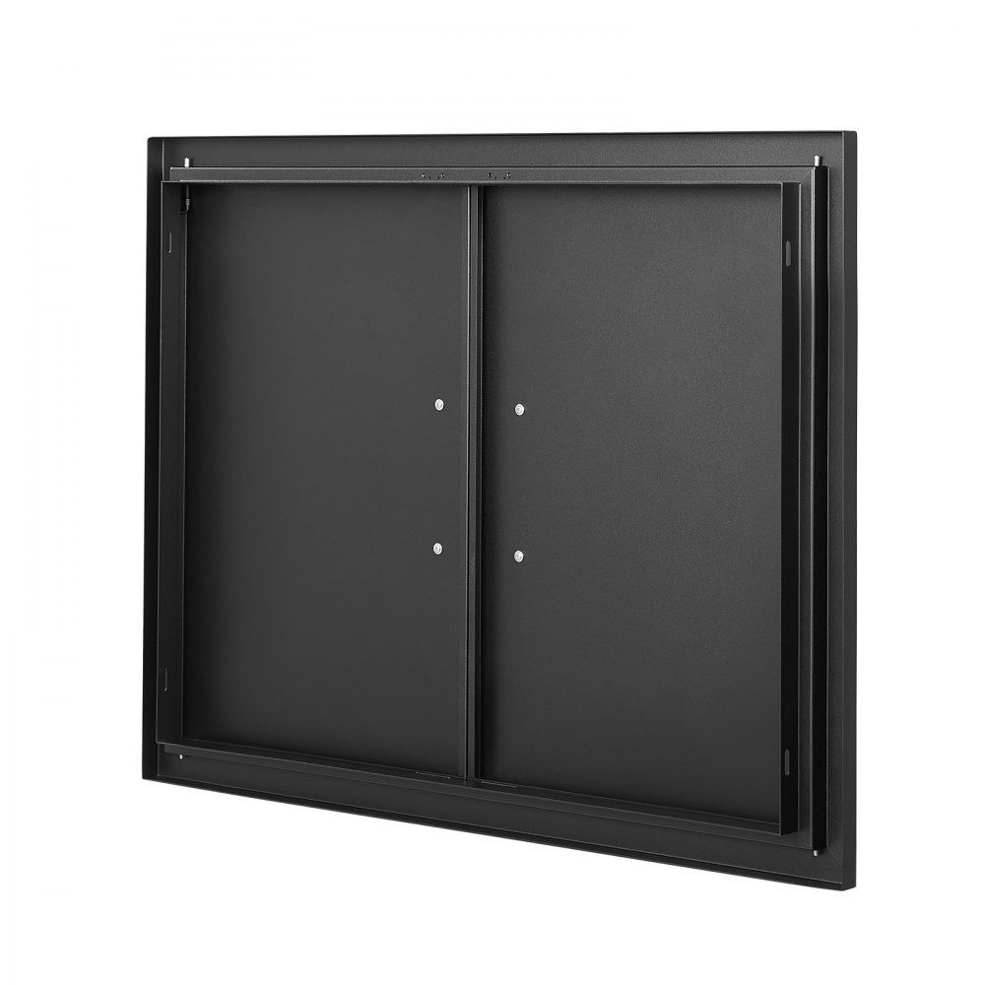 Matte Black BBQ Access Door 31 X 24 Inch Double Outdoor Kitchen Cabinet Door 6