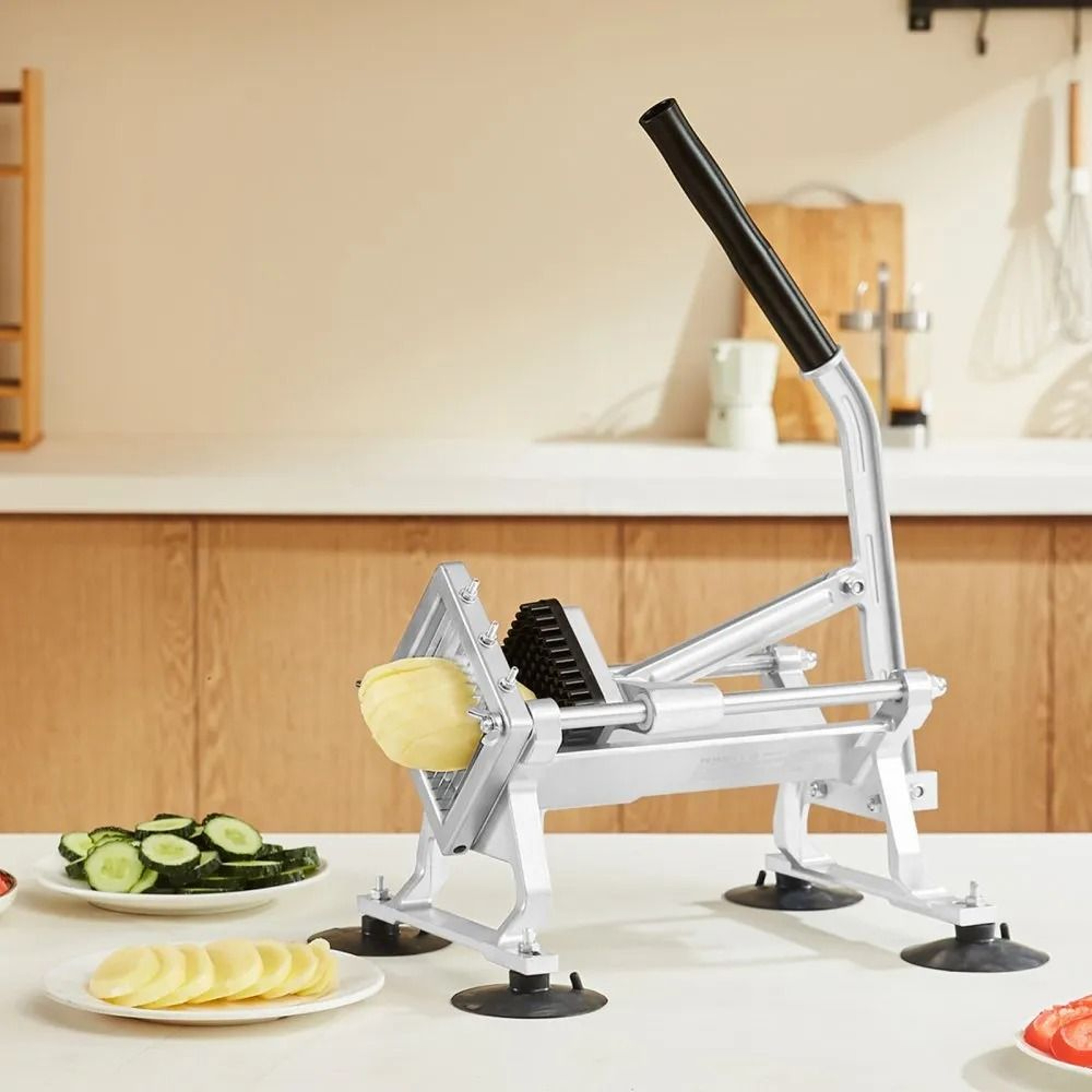 Commercial Vegetable Slicer 14 Inch Manual Fruit And Vegetable Cutter 6