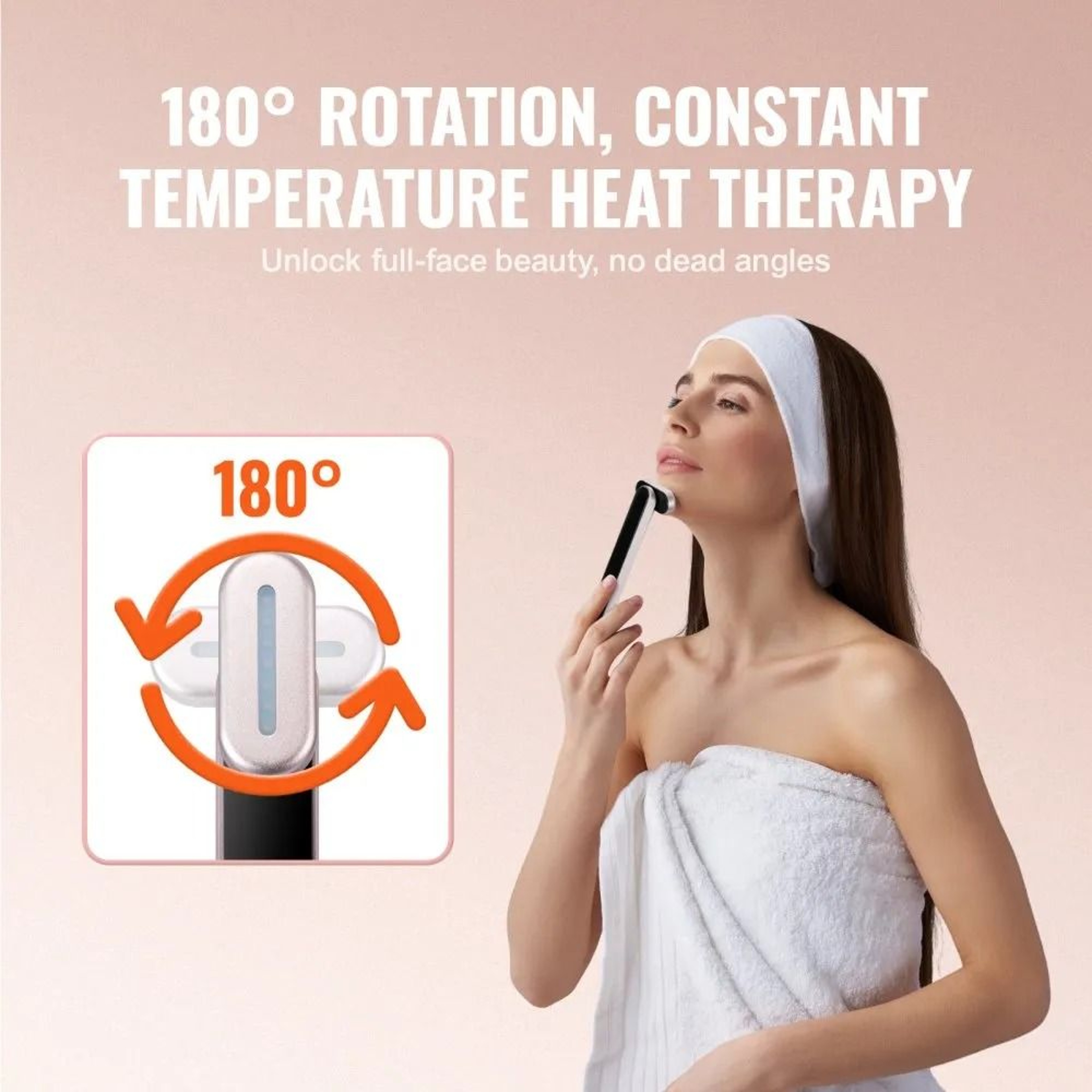 Red Light Therapy Wand 7 Color LED Facial Wand With Microcurrent Heat And Vibration 2