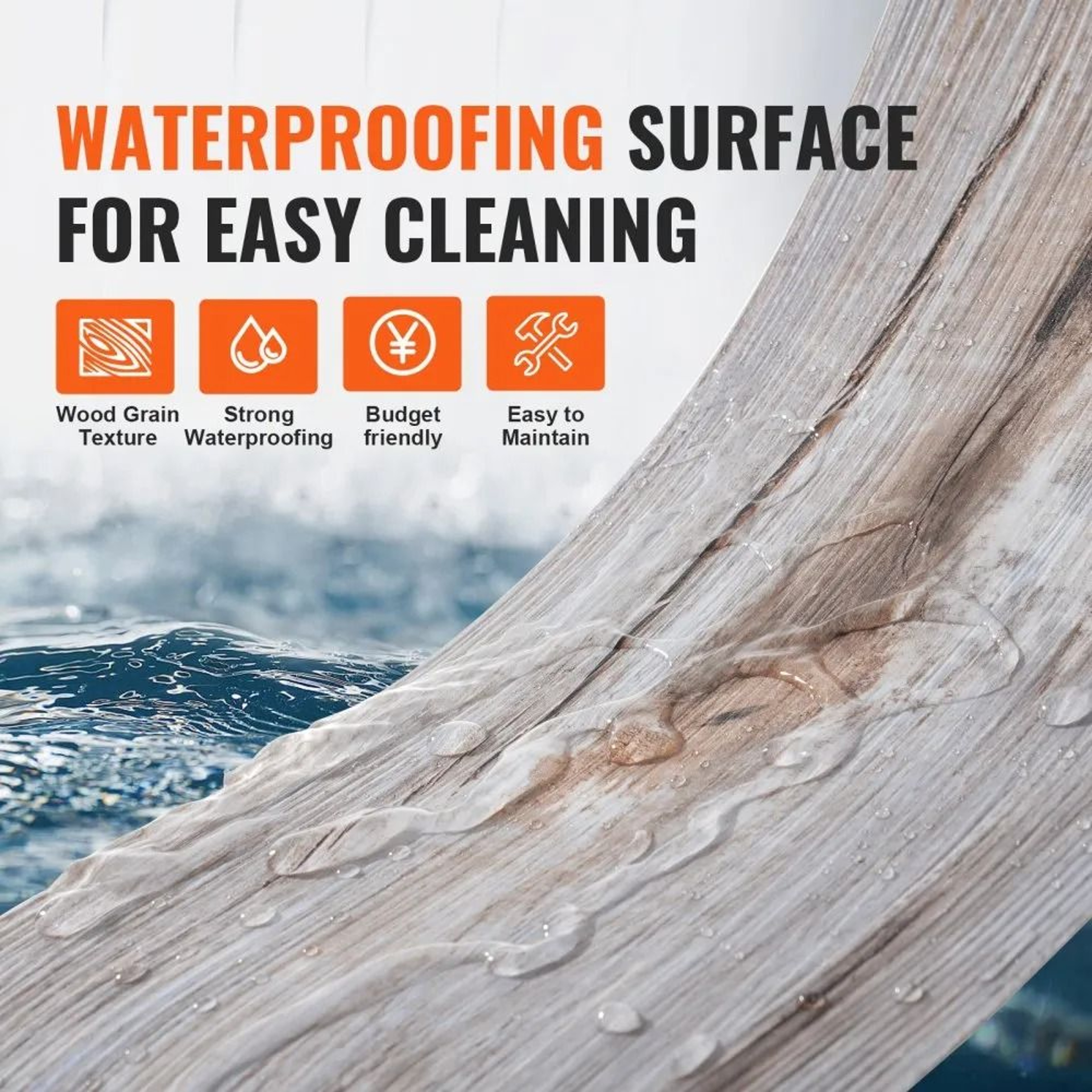 Vintage Wood Grain Peel And Stick Vinyl Floor Tiles Waterproof DIY Flooring 36 Pack 2