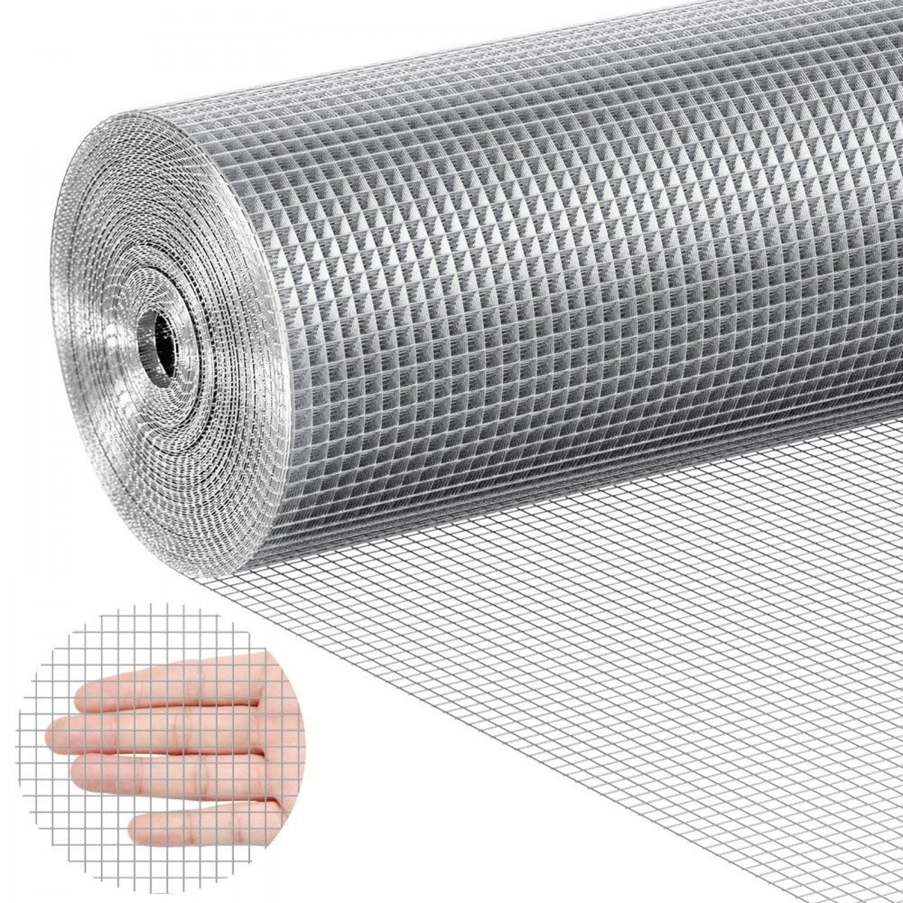 Galvanized Hardware Cloth 14 Inch Welded Wire Mesh Roll 48 Inch X 100 Feet 23 Gauge 0