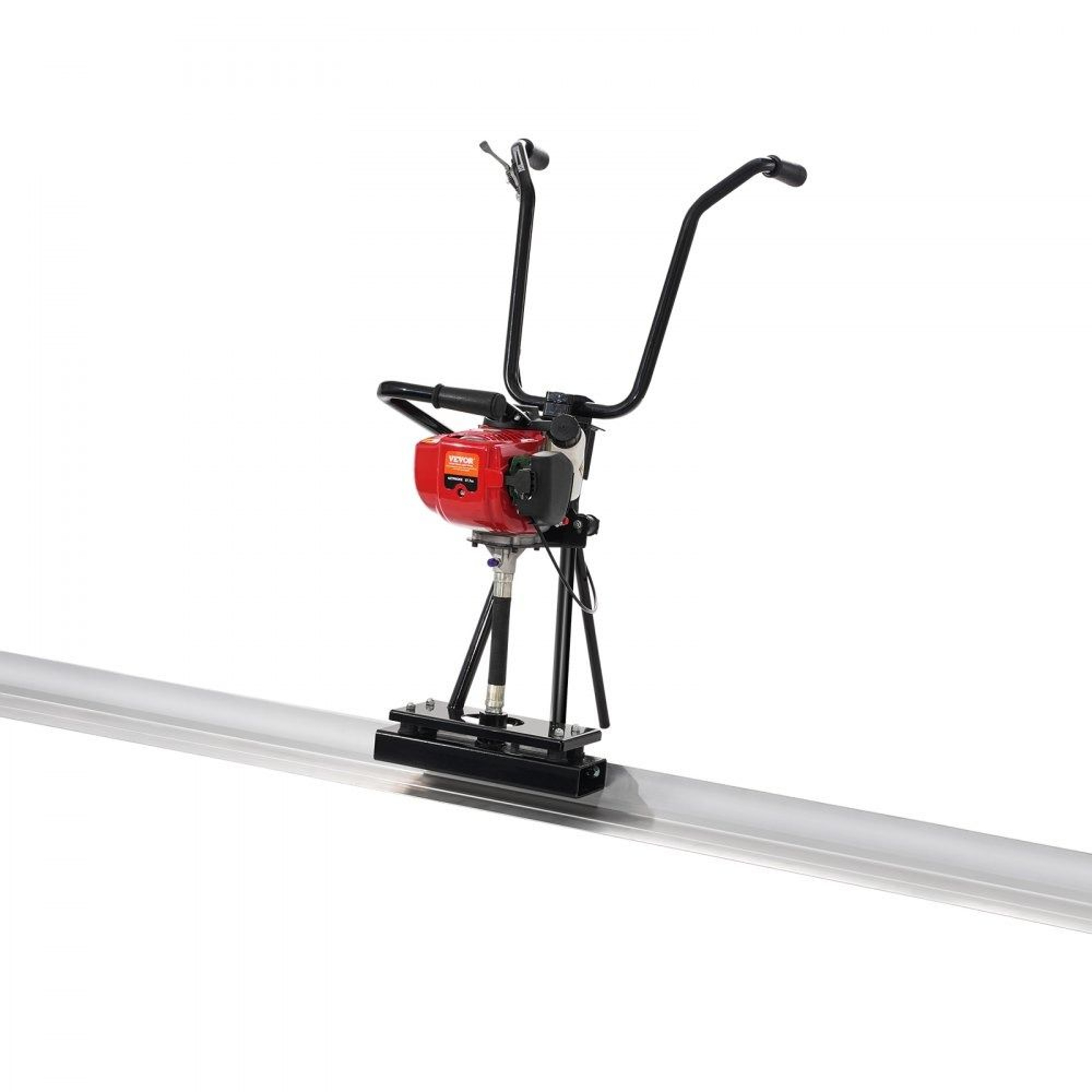 Gas Concrete Power Screed 8ft Aluminum Blade 4 Stroke Vibrating Concrete Leveler 0