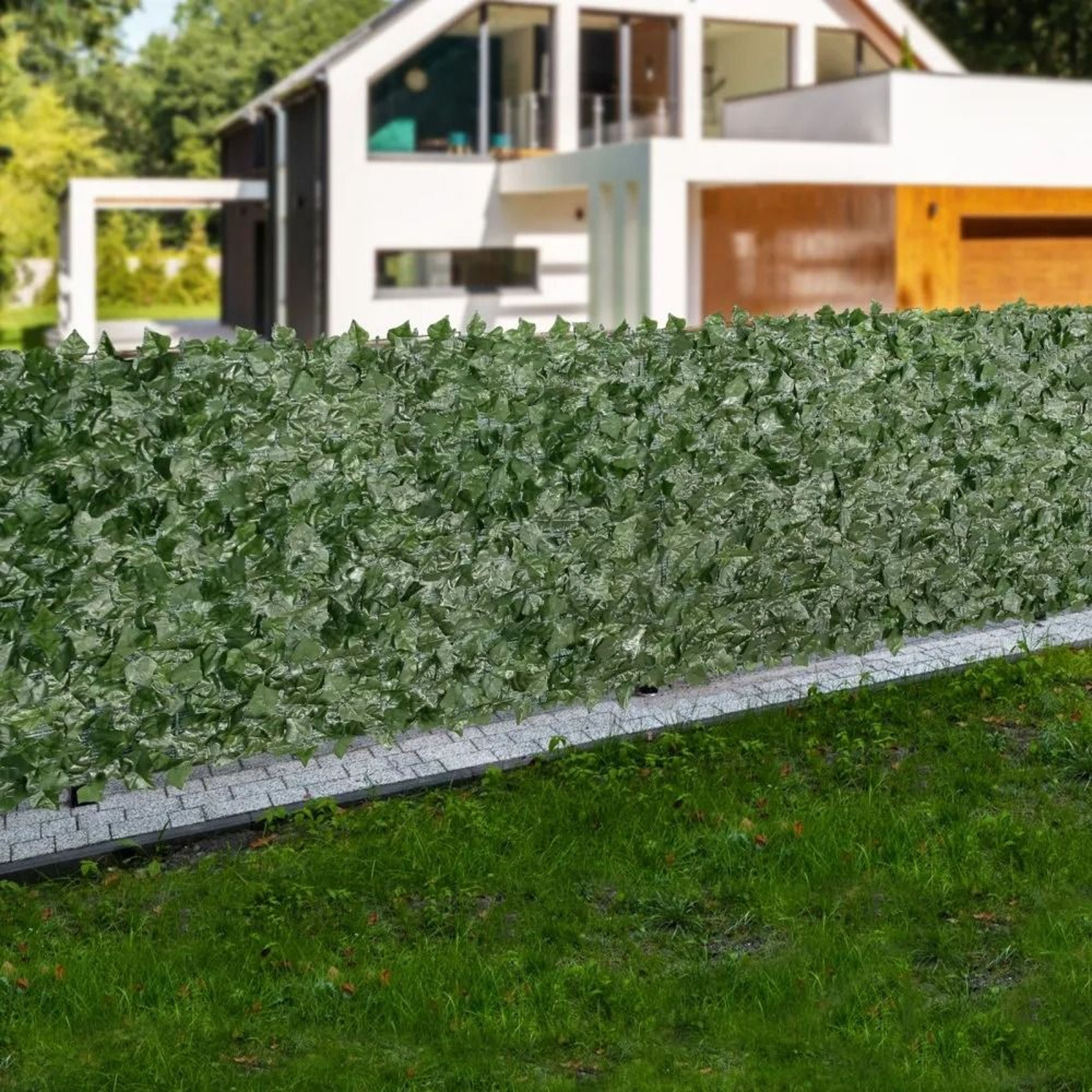 Artificial Ivy Privacy Fence Outdoor Privacy Screen With Realistic Greenery 6