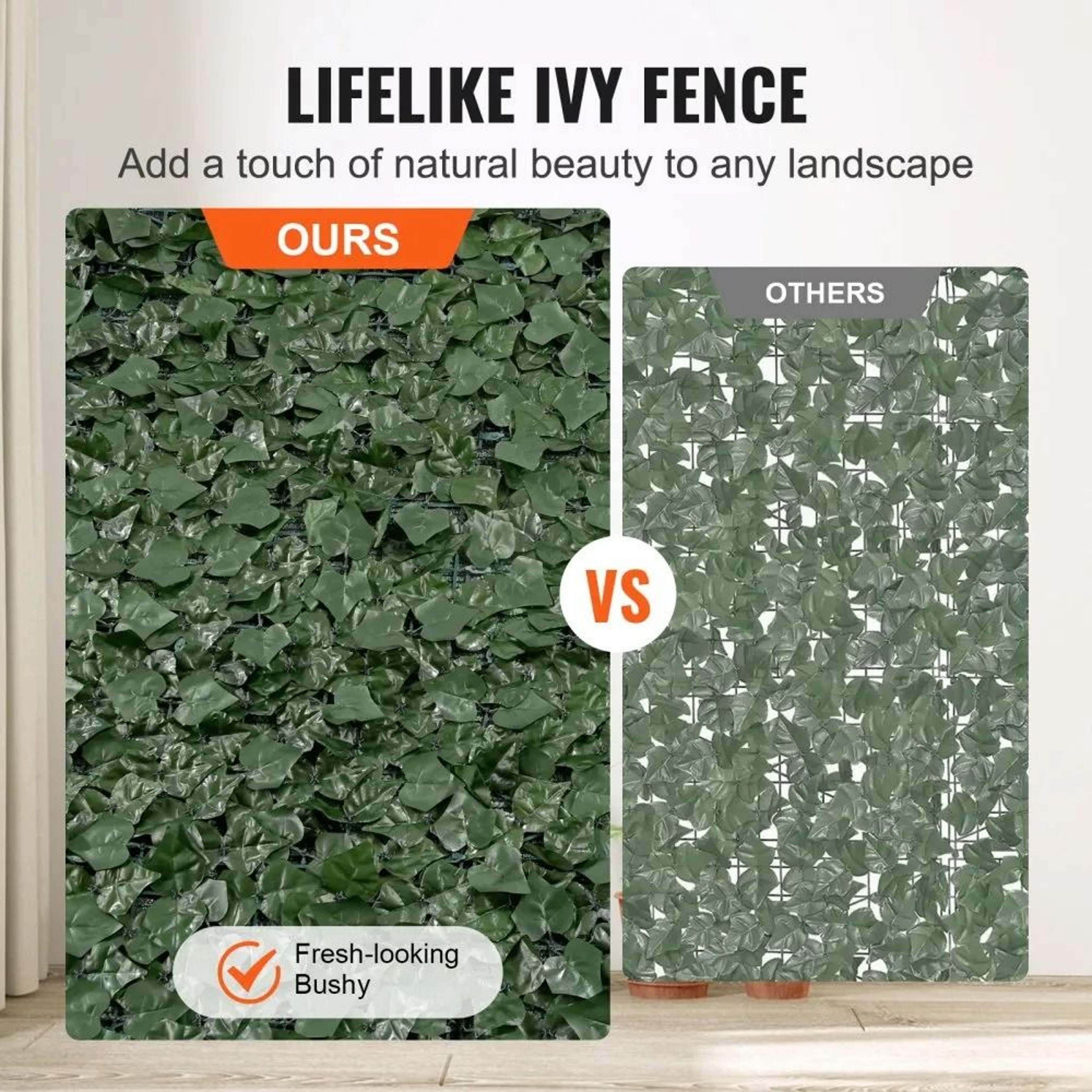 Artificial Ivy Privacy Fence Outdoor Green Wall Screen 5