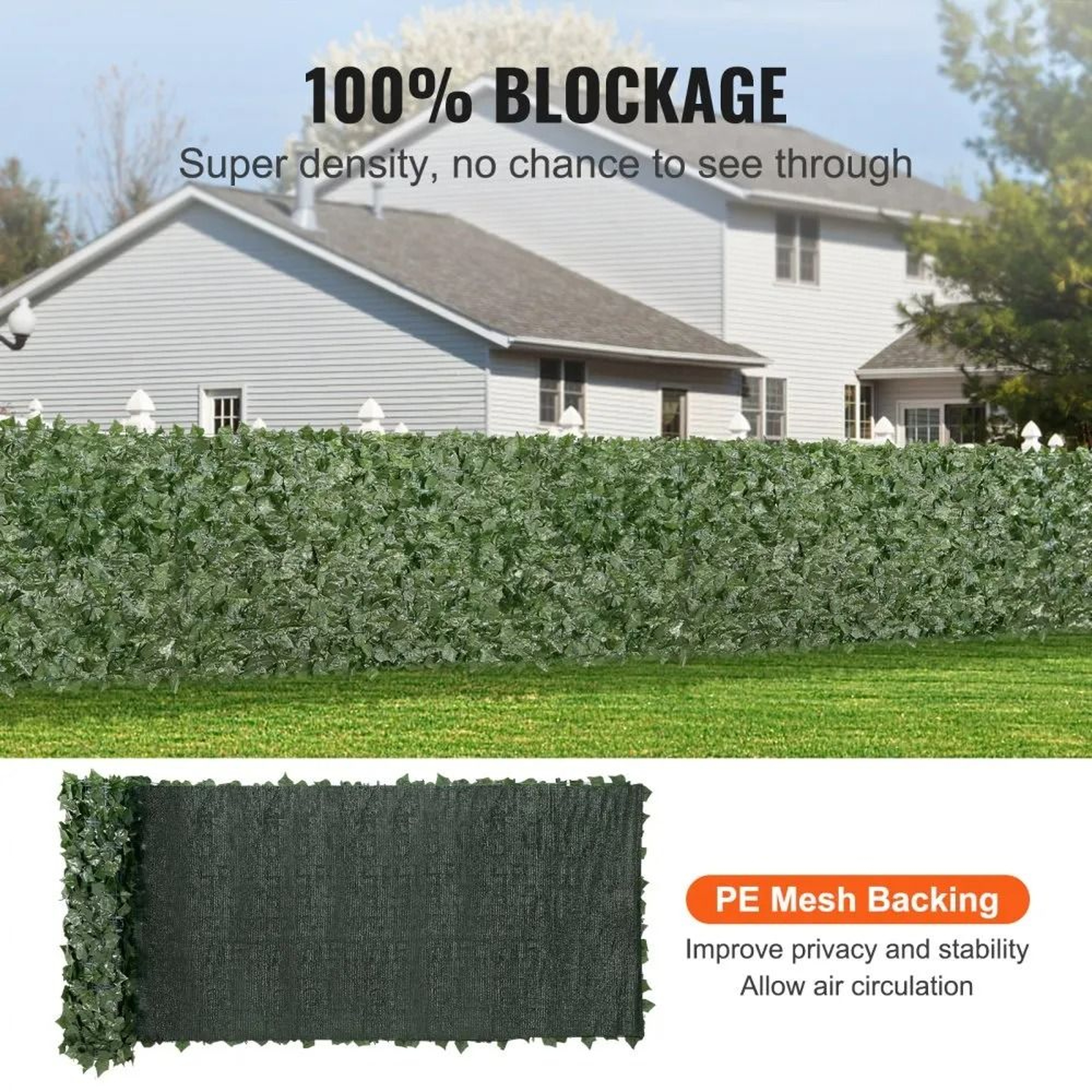 Ivy Privacy Fence Artificial Green Wall Outdoor Privacy Screen 5