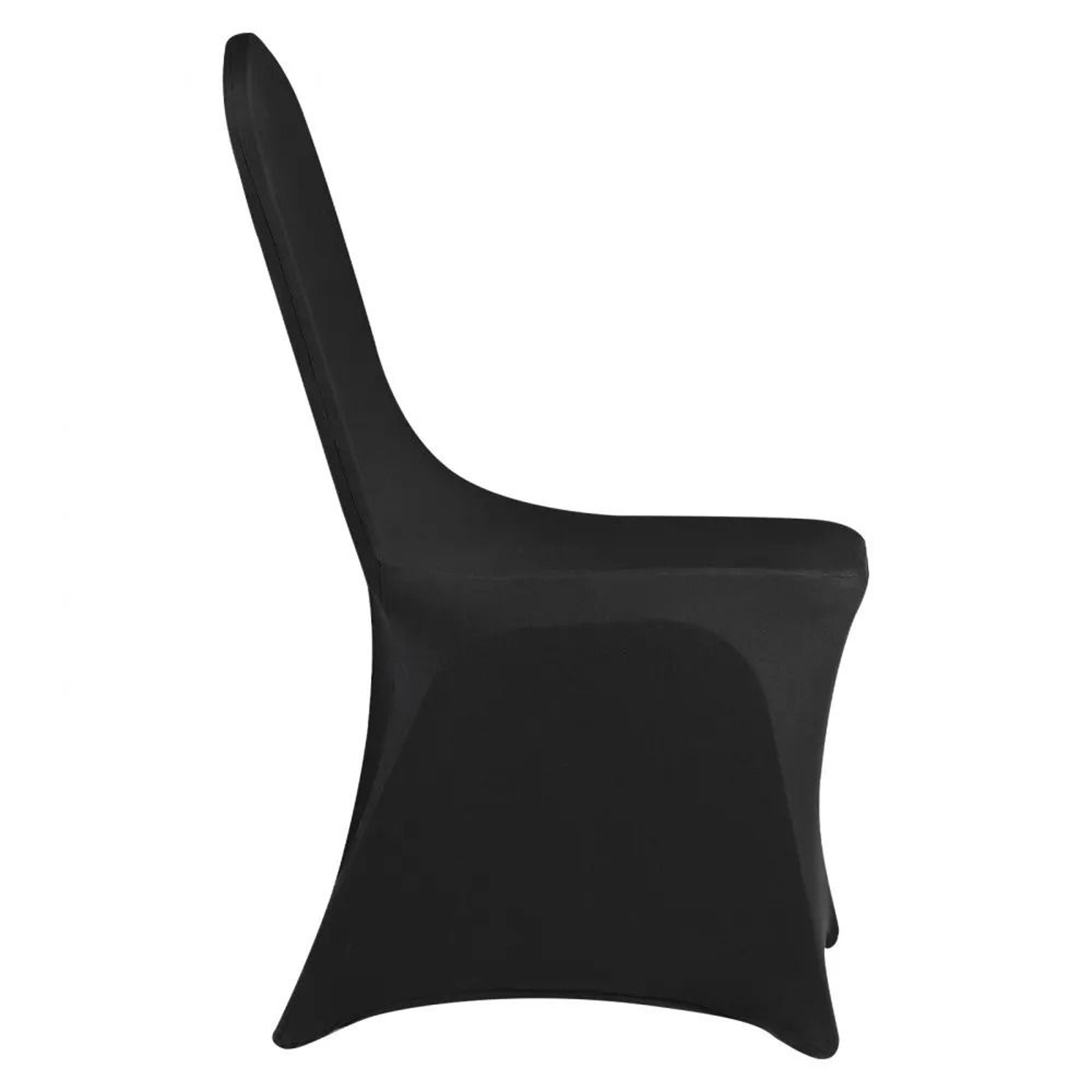 Stretch Spandex Chair Covers For Weddings Banquets And Events 50 Pack Black 8