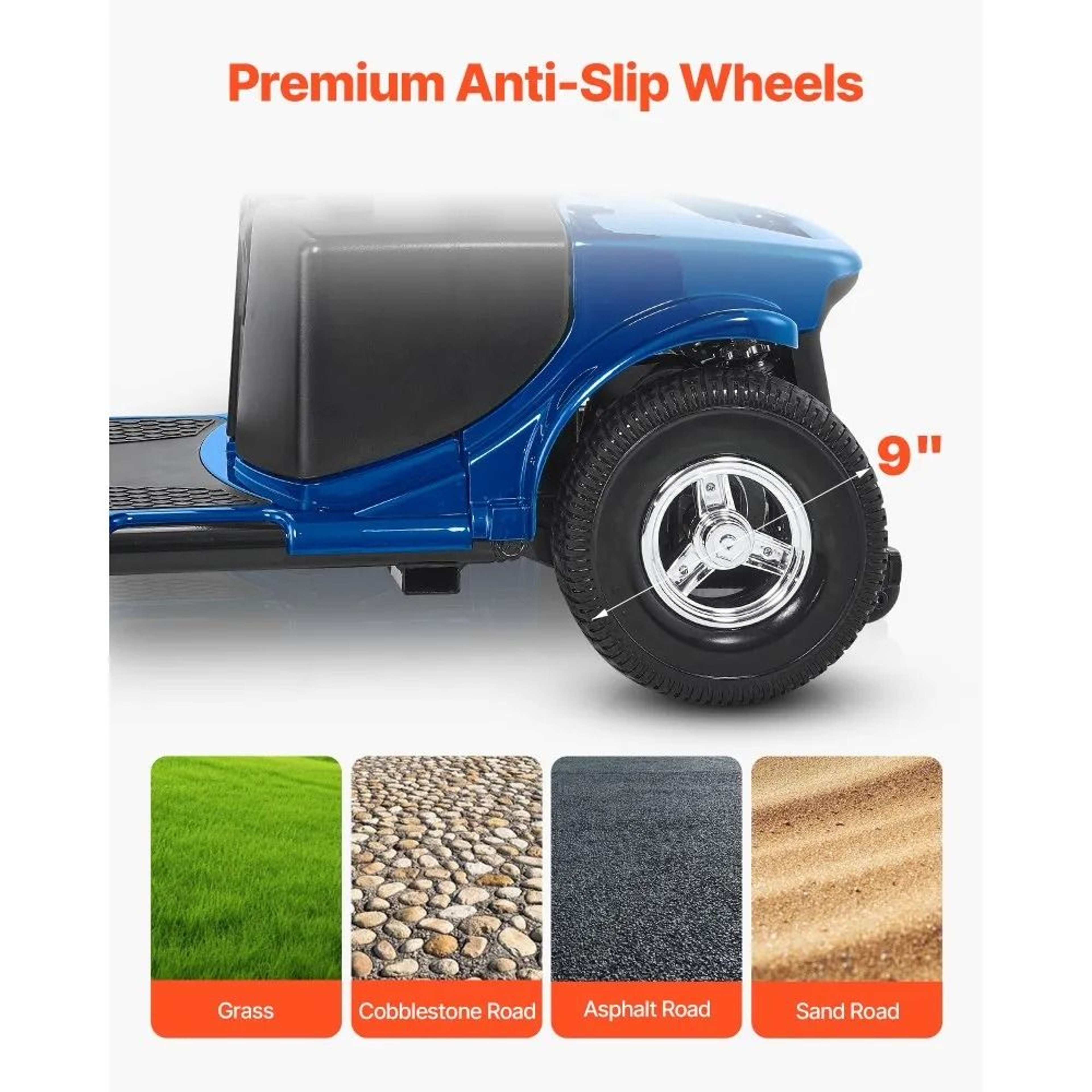 4 Wheel Mobility Scooter For Seniors Foldable Electric Travel Scooter 4