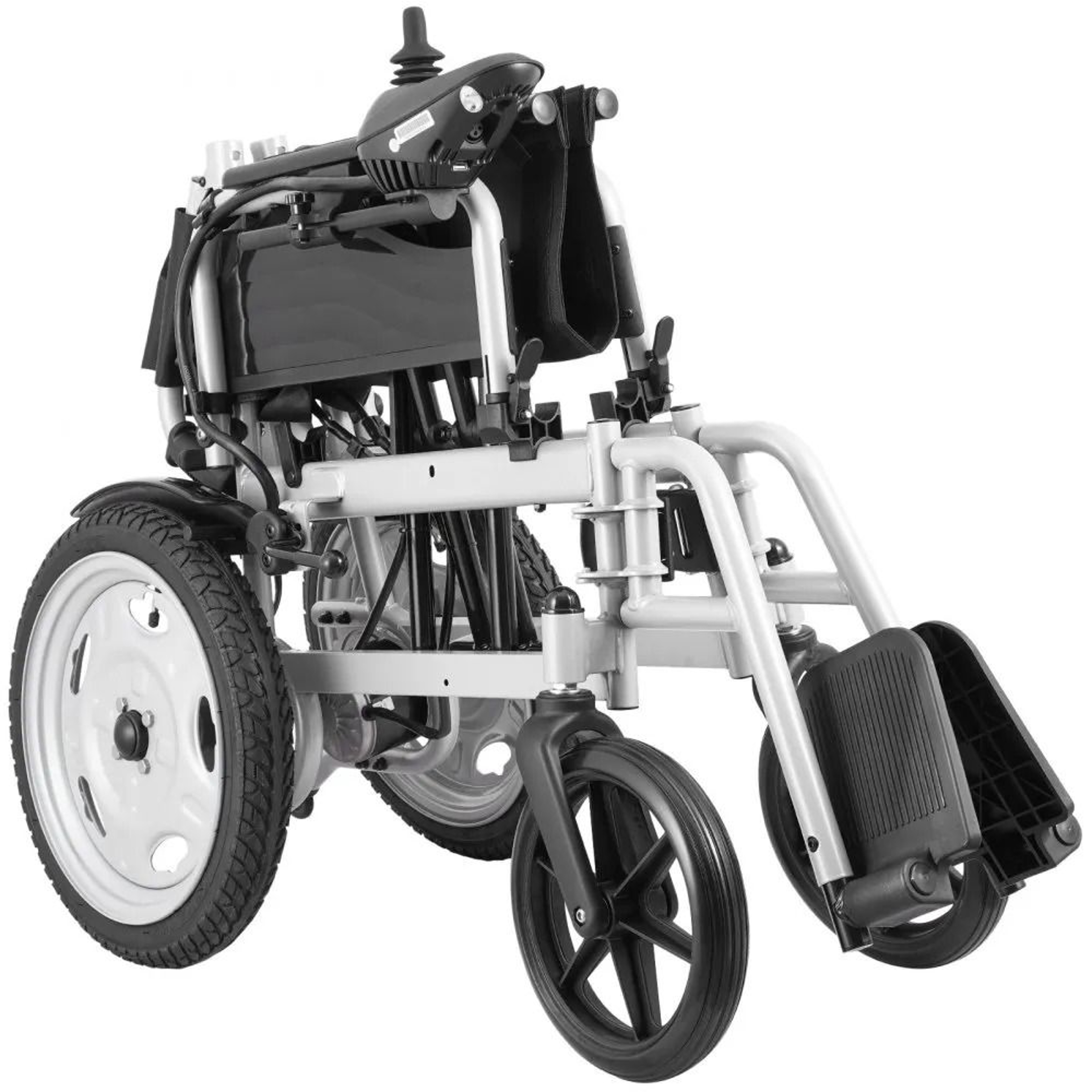 Foldable Electric Wheelchair For Adults Seniors Long Range All Terrain Mobility Chair 7
