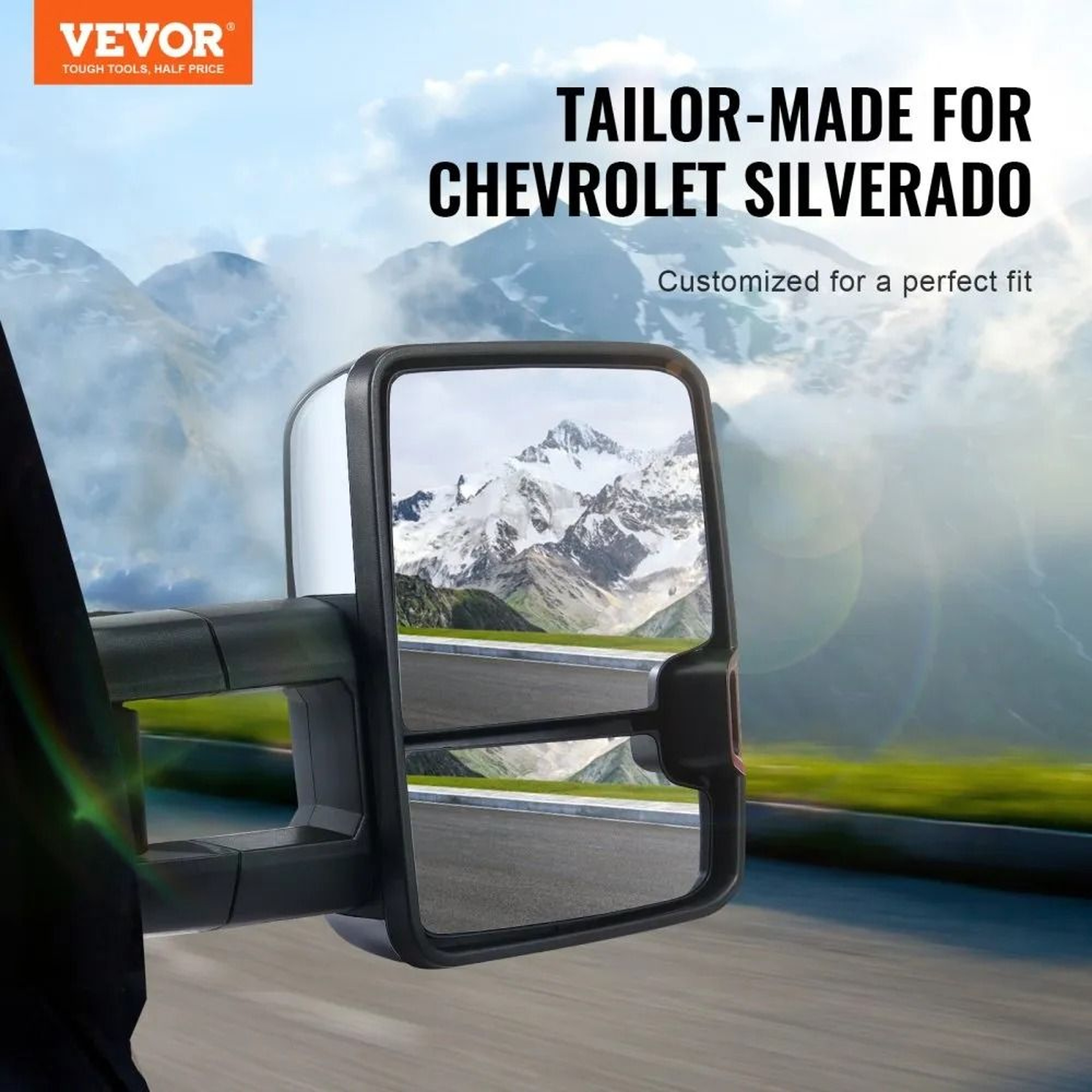 Heated Towing Mirrors For Chevy Silverado 2003 To 2007 GMC Sierra With Turn Signals 5